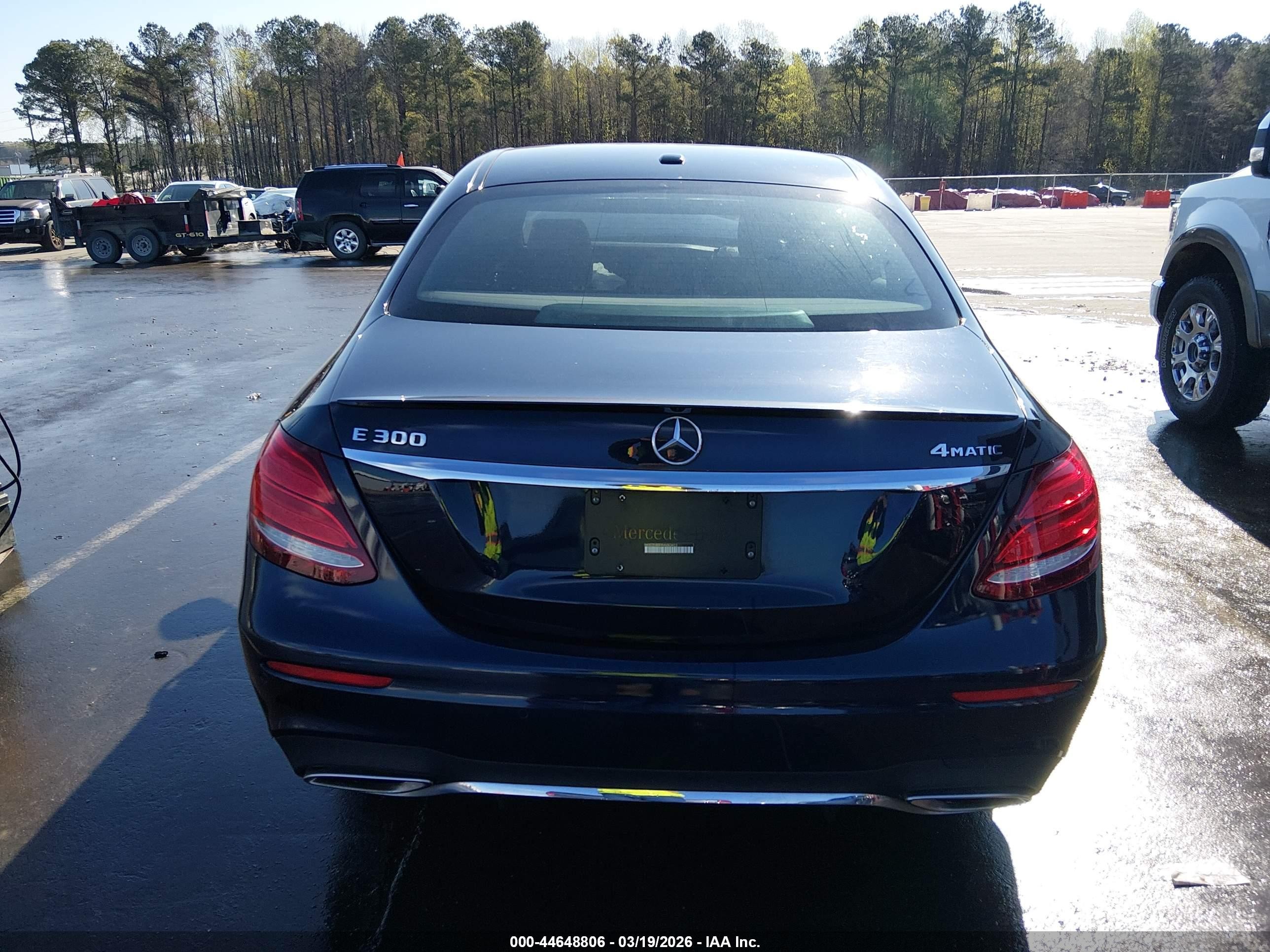 2017 Mercedes-benz E 300 4matic Dark Blue vin: WDDZF4KB1HA063423