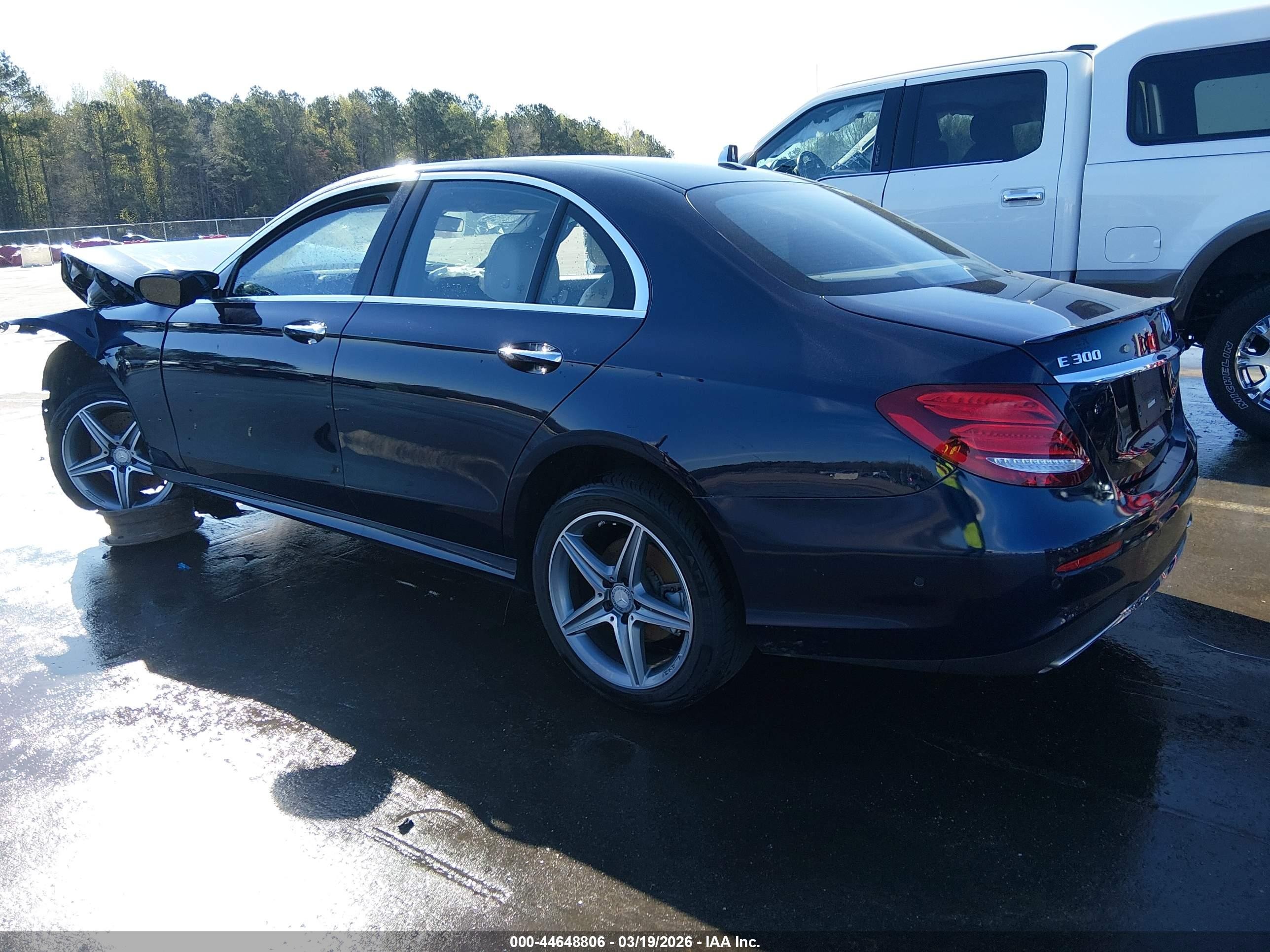 2017 Mercedes-benz E 300 4matic Dark Blue vin: WDDZF4KB1HA063423