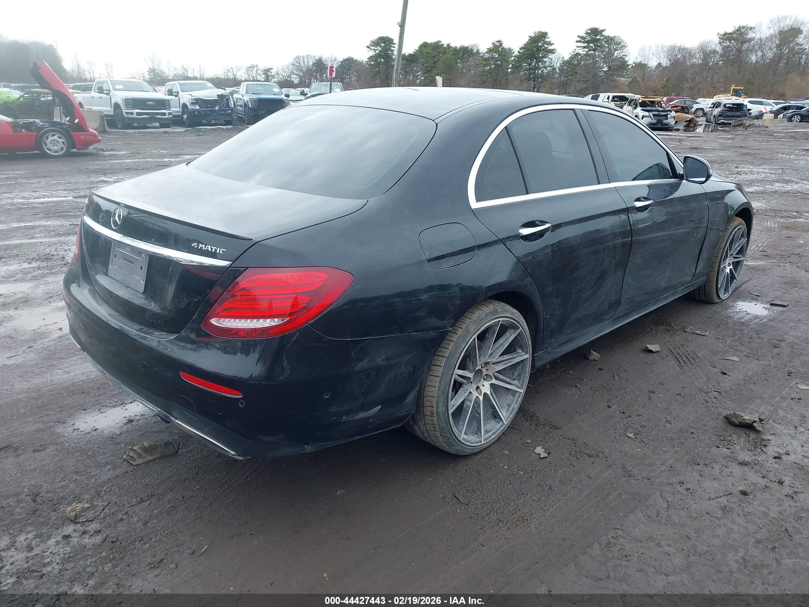 2017 Mercedes-benz E 300 4matic Black vin: WDDZF4KB2HA122639