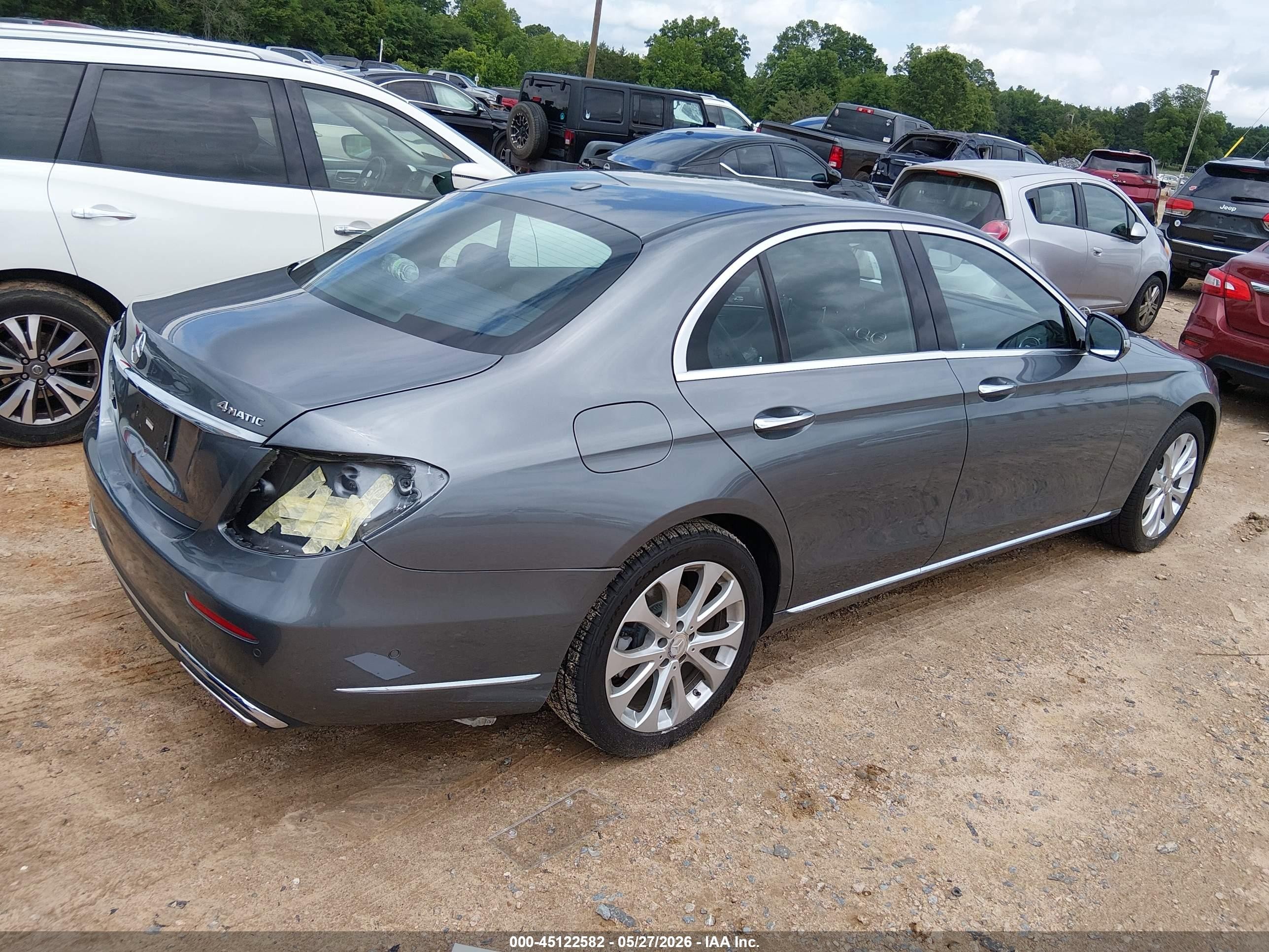 2017 Mercedes-benz E 300 4matic Gray vin: WDDZF4KB3HA208347