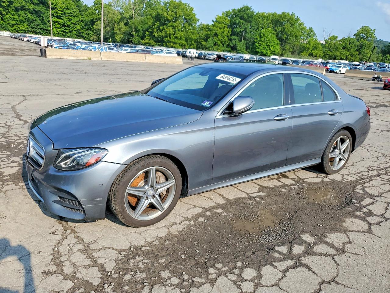 2017 Mercedes-benz E 300 4matic Gray vin: WDDZF4KB3HA215749