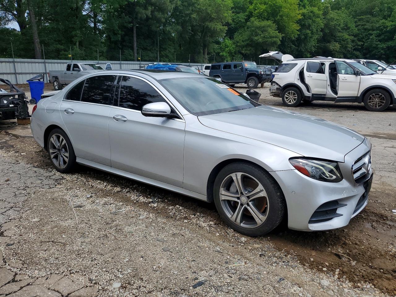 2017 Mercedes-benz E 300 4matic Silver vin: WDDZF4KB3HA218974