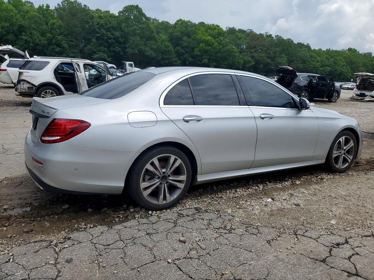 2017 Mercedes-benz E 300 4matic Silver vin: WDDZF4KB3HA218974