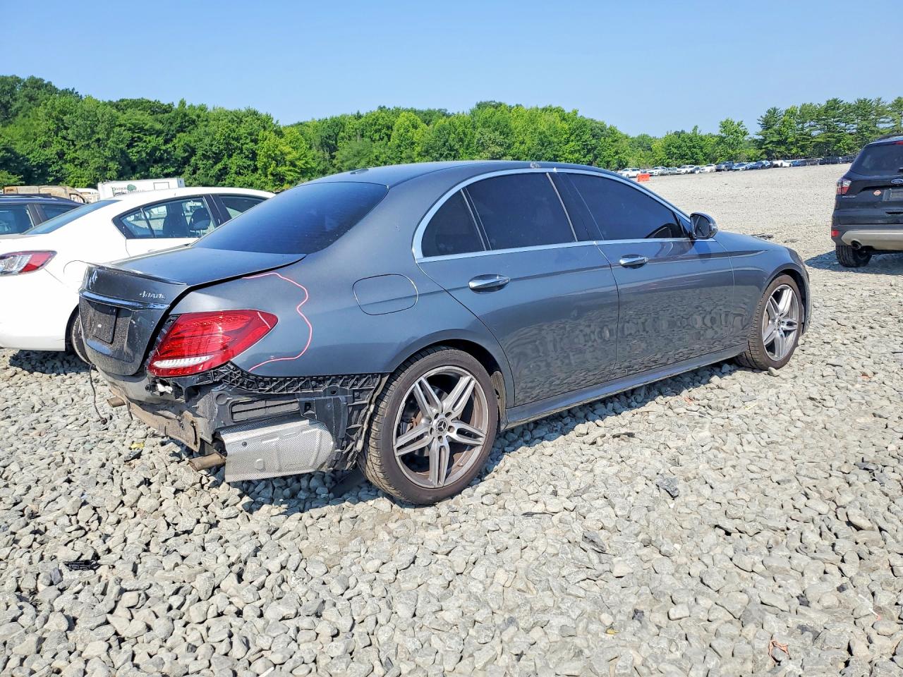 2017 Mercedes-benz E 300 4matic Gray vin: WDDZF4KB4HA100190