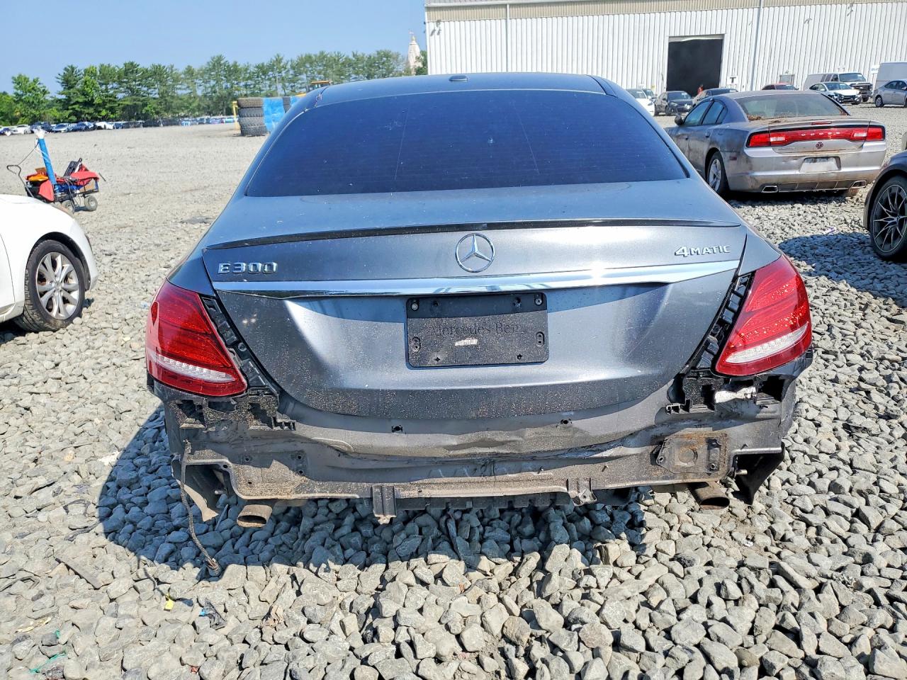 2017 Mercedes-benz E 300 4matic Gray vin: WDDZF4KB4HA100190