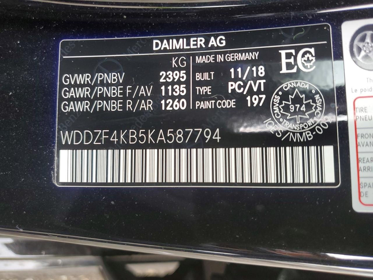 2019 Mercedes-benz E 300 4matic Black vin: WDDZF4KB5KA587794
