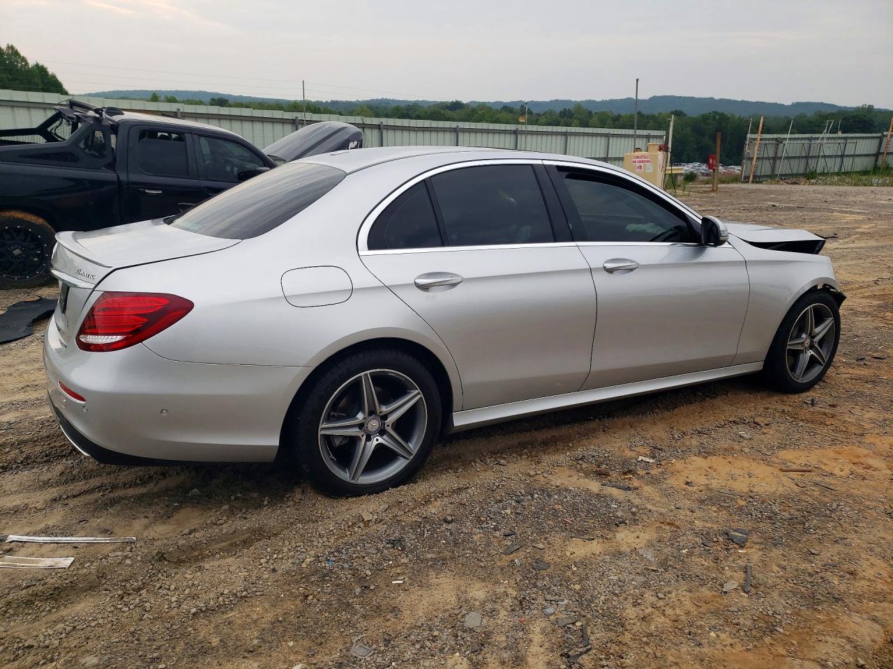 2017 Mercedes-benz E 300 4matic Silver vin: WDDZF4KB6HA035956
