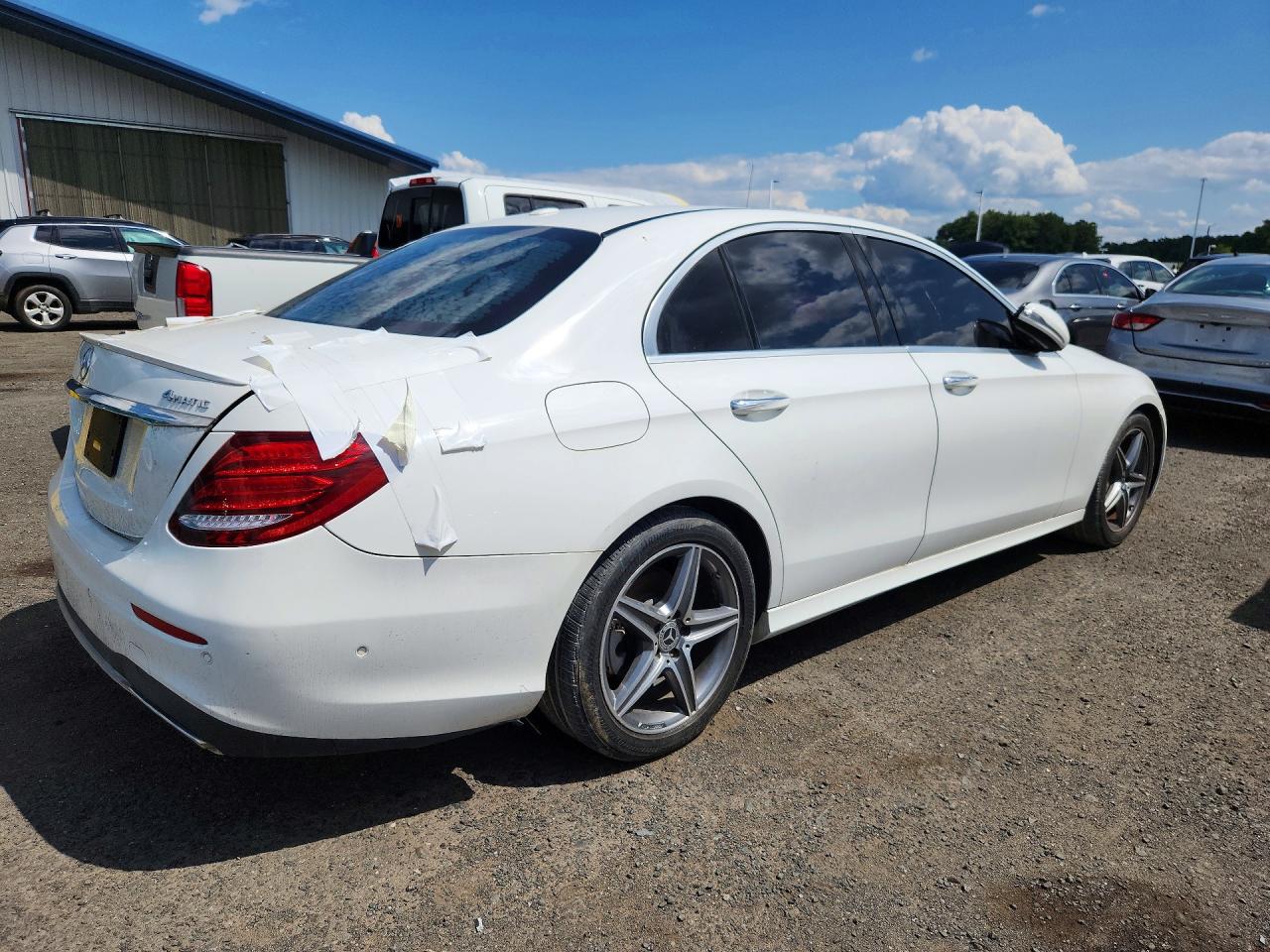 2017 Mercedes-benz E 300 4matic White vin: WDDZF4KB7HA036193