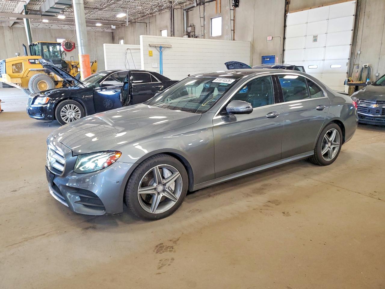 2017 Mercedes-benz E 300 4matic Silver vin: WDDZF4KB7HA047422
