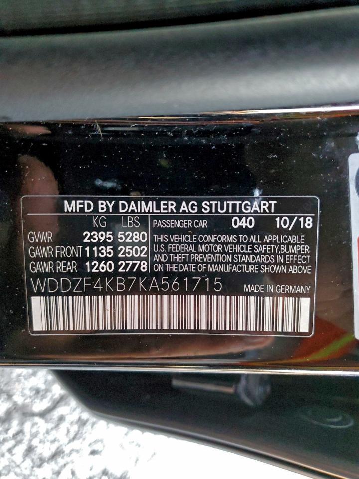 2019 Mercedes-benz E 300 4matic Black vin: WDDZF4KB7KA561715