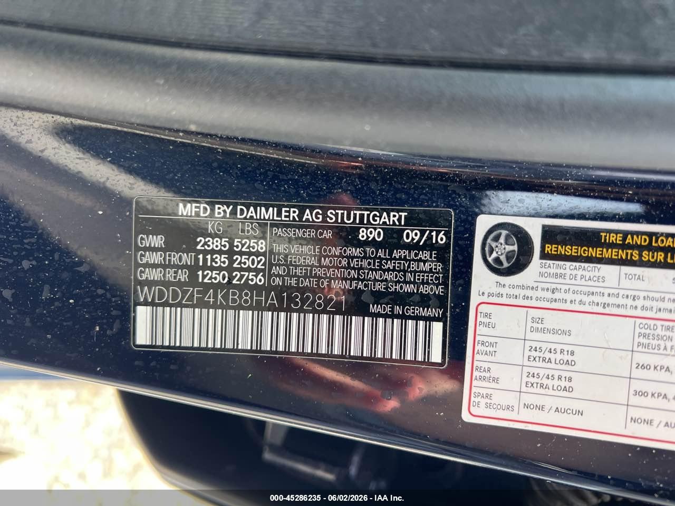 2017 Mercedes-benz E 300 4matic Dark Blue vin: WDDZF4KB8HA132821