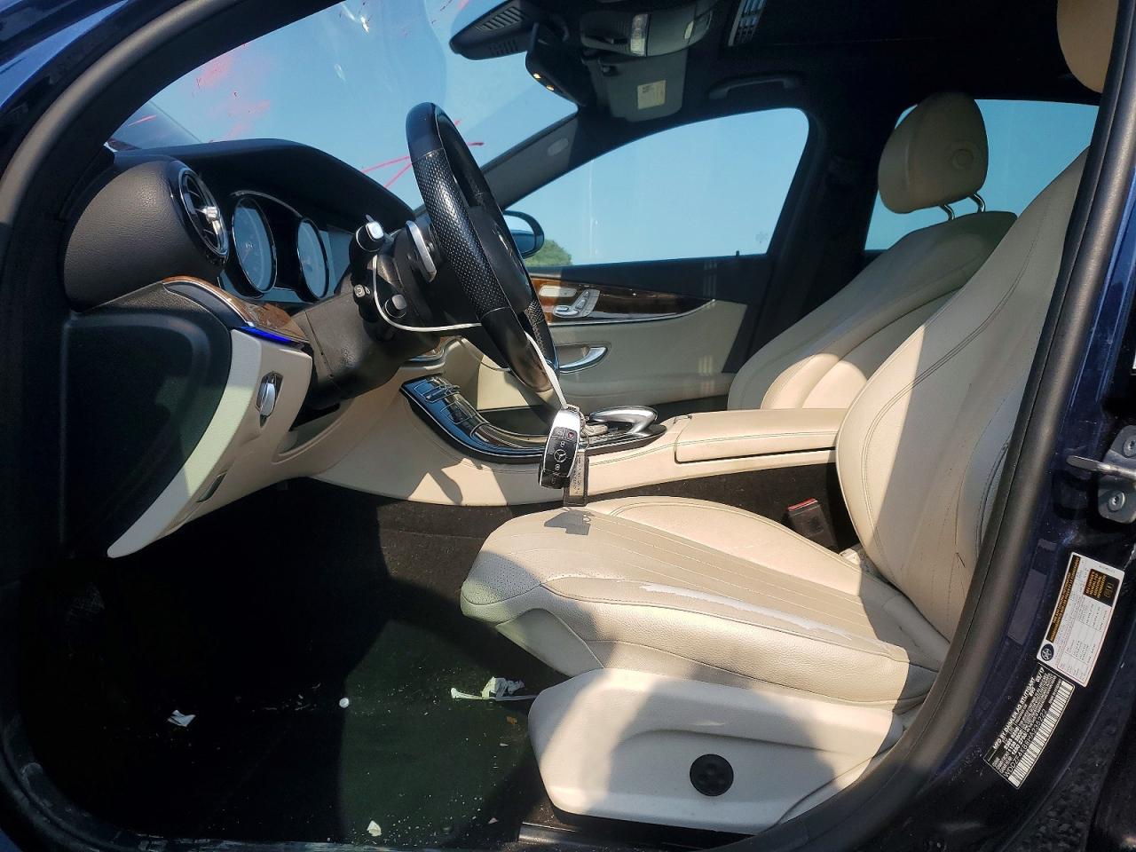 2017 Mercedes-benz E 300 4matic Blue vin: WDDZF4KB8HA235222