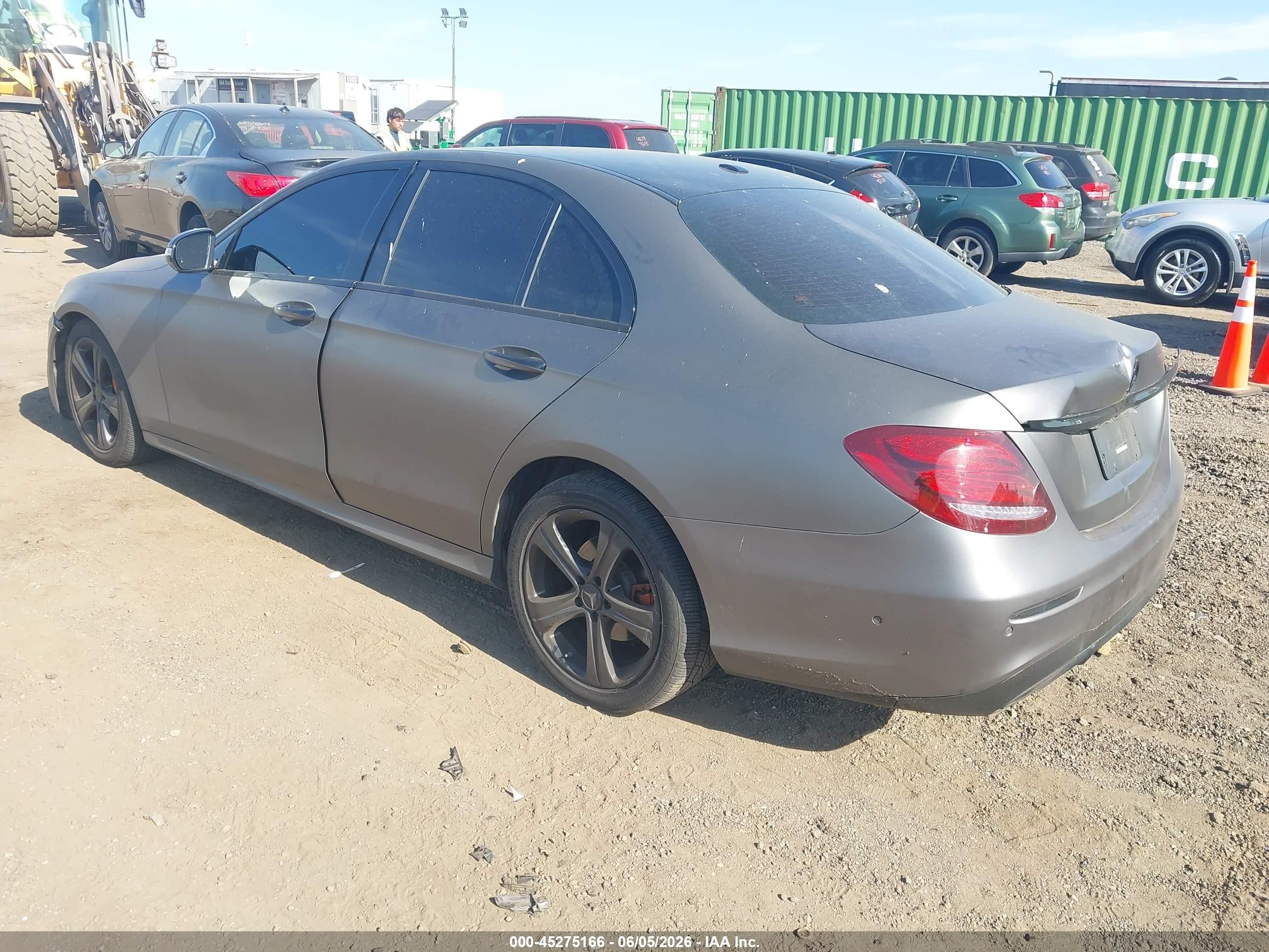 2017 Mercedes-benz E 300 4matic Gray vin: WDDZF4KB9HA076503