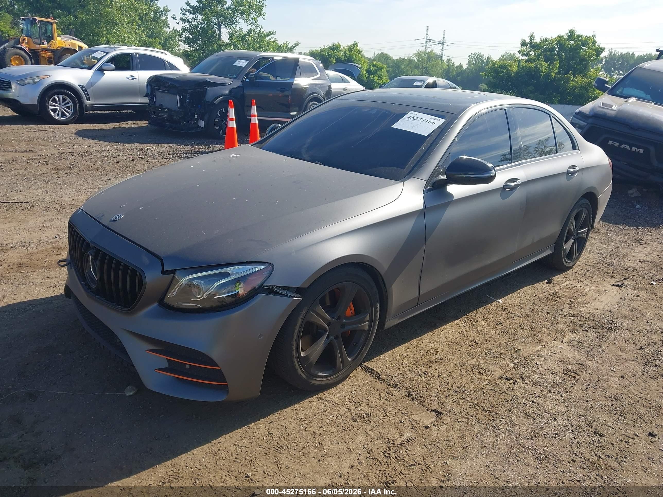 2017 Mercedes-benz E 300 4matic Gray vin: WDDZF4KB9HA076503