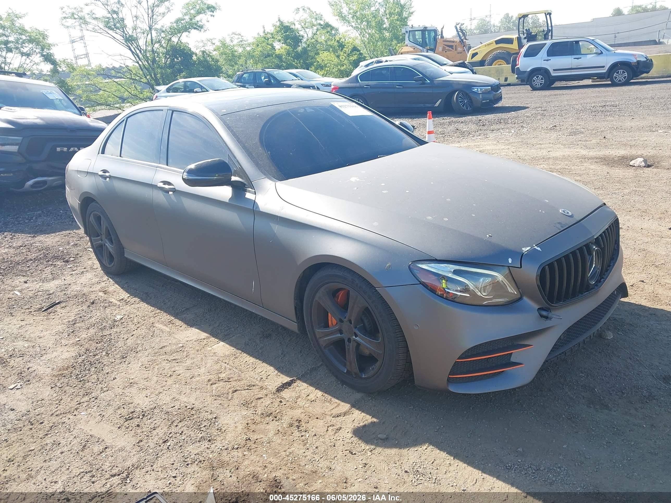 2017 Mercedes-benz E 300 4matic Gray vin: WDDZF4KB9HA076503