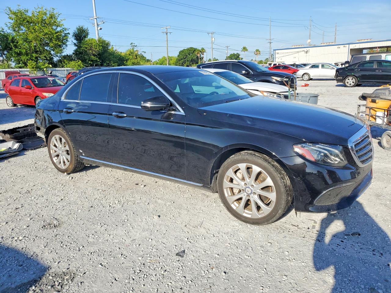 2017 Mercedes-benz E 300 4matic Black vin: WDDZF4KBXHA197878