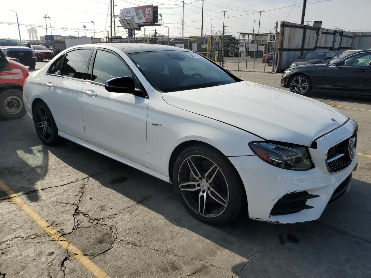 2020 Mercedes-benz E Amg 53 4matic   White vin: WDDZF6BB6LA709270