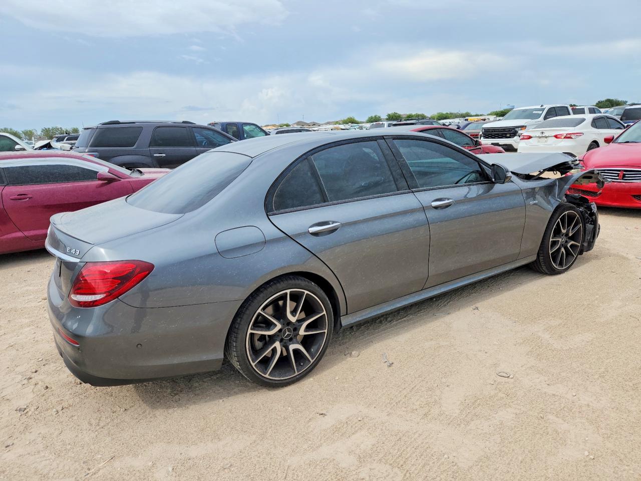 2018 Mercedes-benz E 43 4matic Amg Gray vin: WDDZF6EB3JA395960