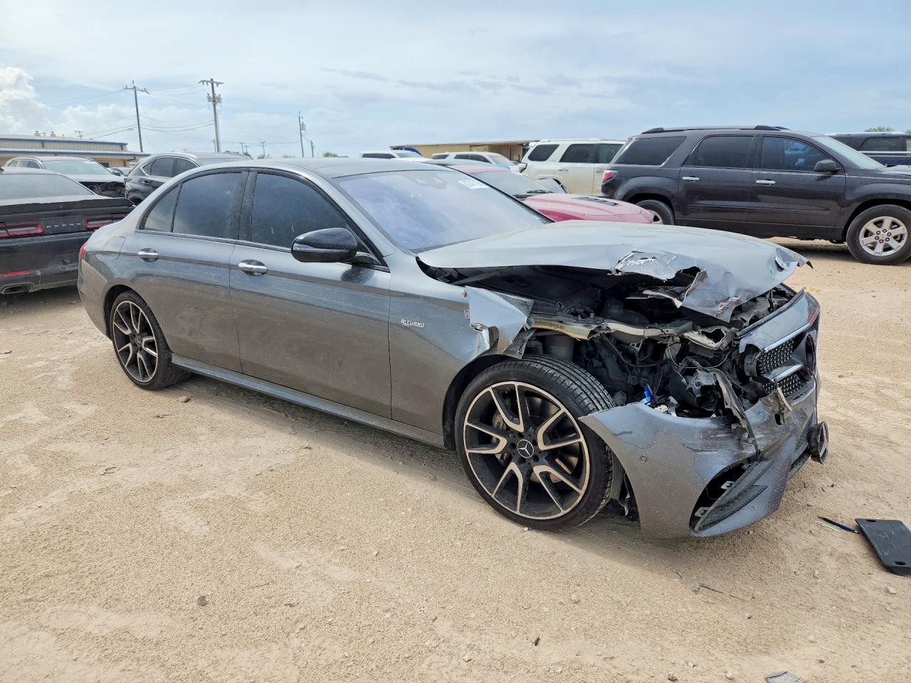 2018 Mercedes-benz E 43 4matic Amg Gray vin: WDDZF6EB3JA395960