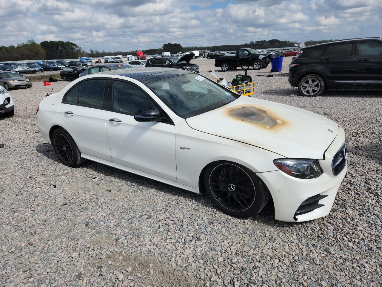 2017 Mercedes-benz E 43 4matic Amg White vin: WDDZF6EB5HA233466