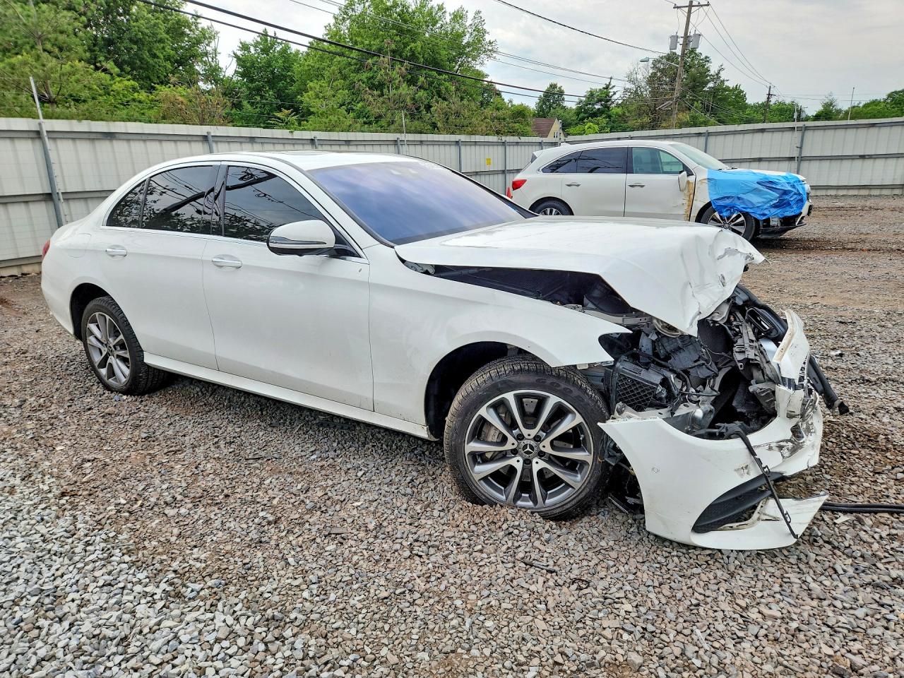 2019 Mercedes-benz E 450 4matic White vin: WDDZF6JB1KA615748