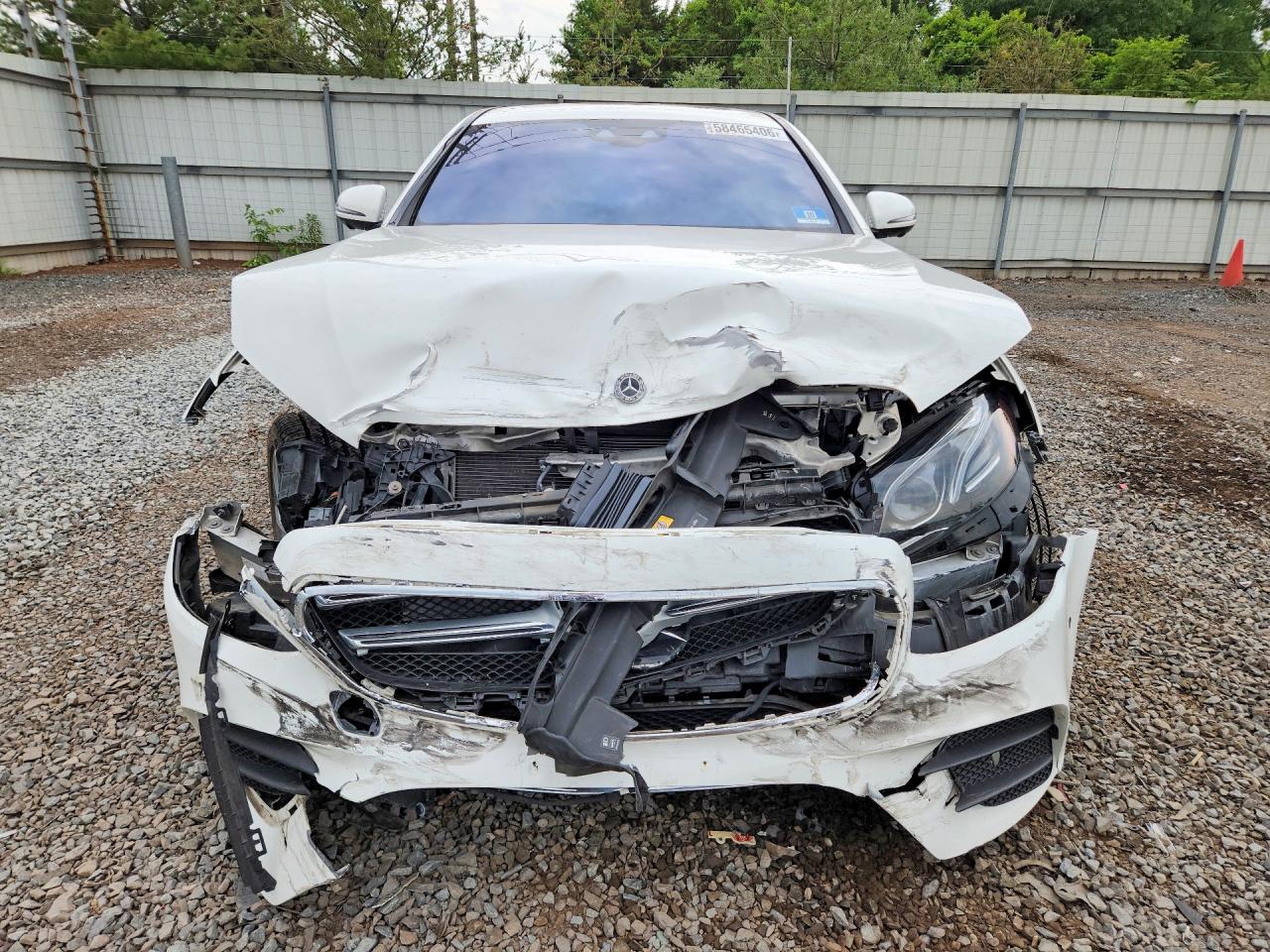 2019 Mercedes-benz E 450 4matic White vin: WDDZF6JB1KA615748