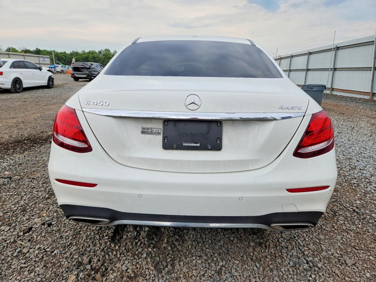 2019 Mercedes-benz E 450 4matic White vin: WDDZF6JB1KA615748