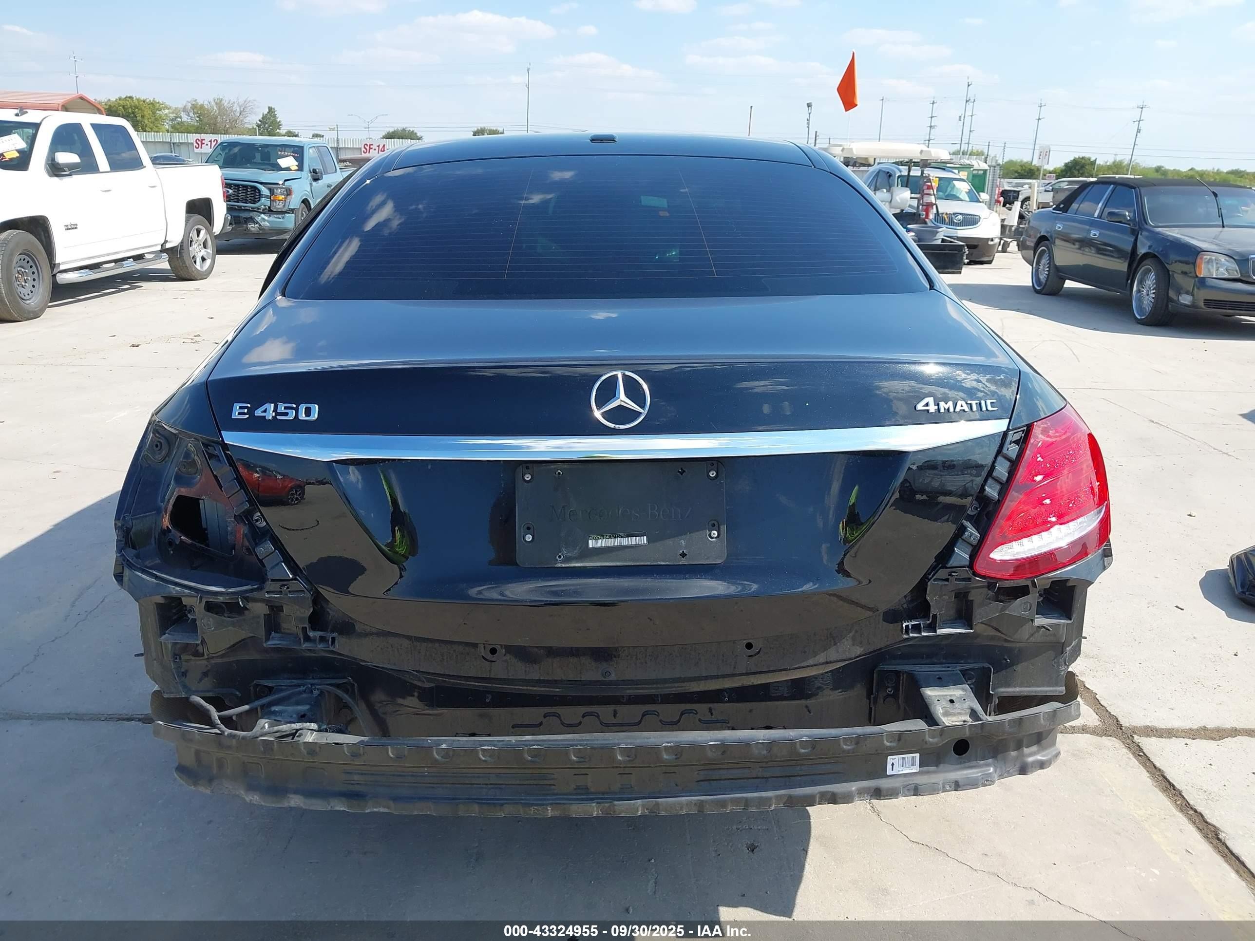 2020 Mercedes-benz E 450 4matic Черный vin: WDDZF6JB4LA715750