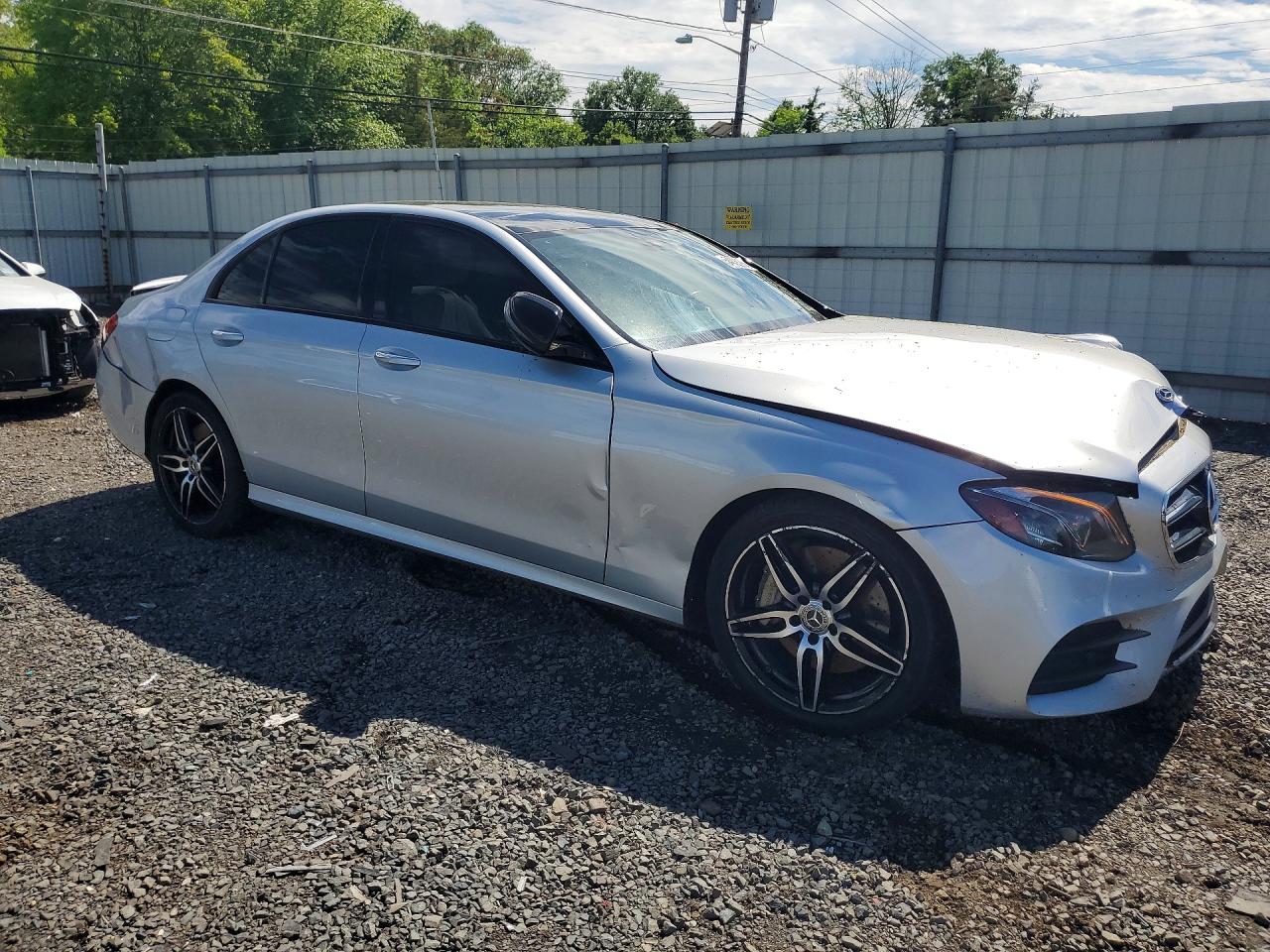 2019 Mercedes-benz E 450 4matic Silver vin: WDDZF6JB8KA571604