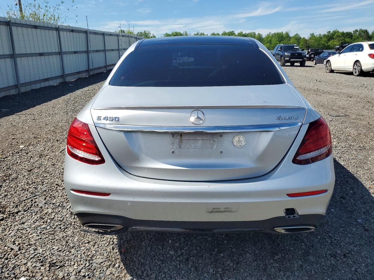 2019 Mercedes-benz E 450 4matic Silver vin: WDDZF6JB8KA571604