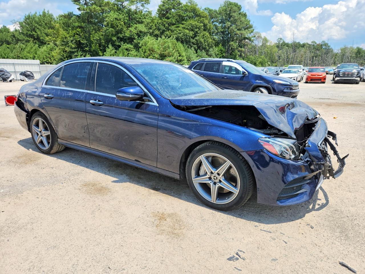 2020 Mercedes-benz E 350 Синий vin: WDDZF8DB2LA698549