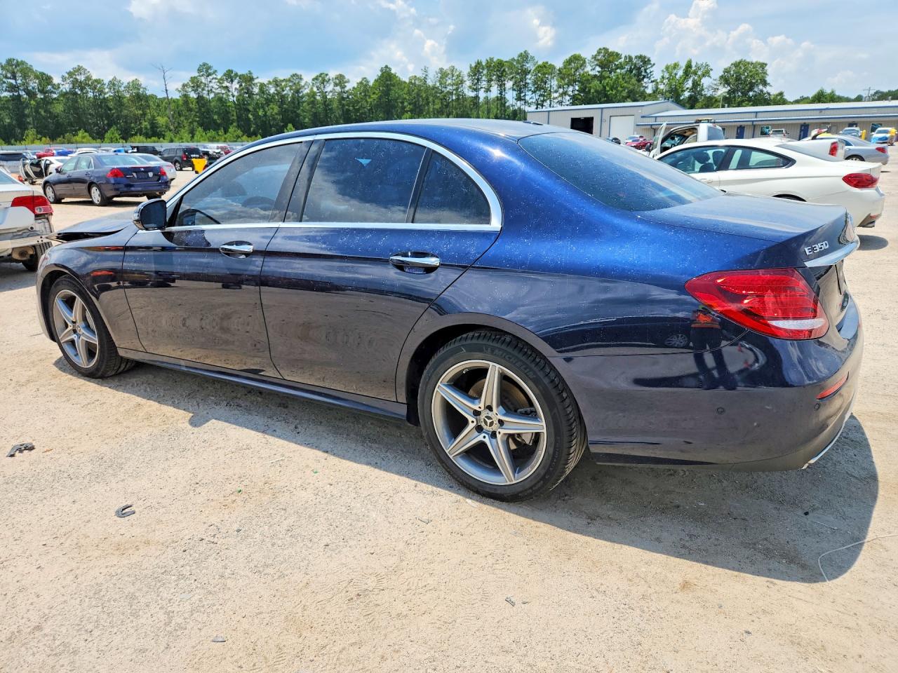 2020 Mercedes-benz E 350 Синий vin: WDDZF8DB2LA698549