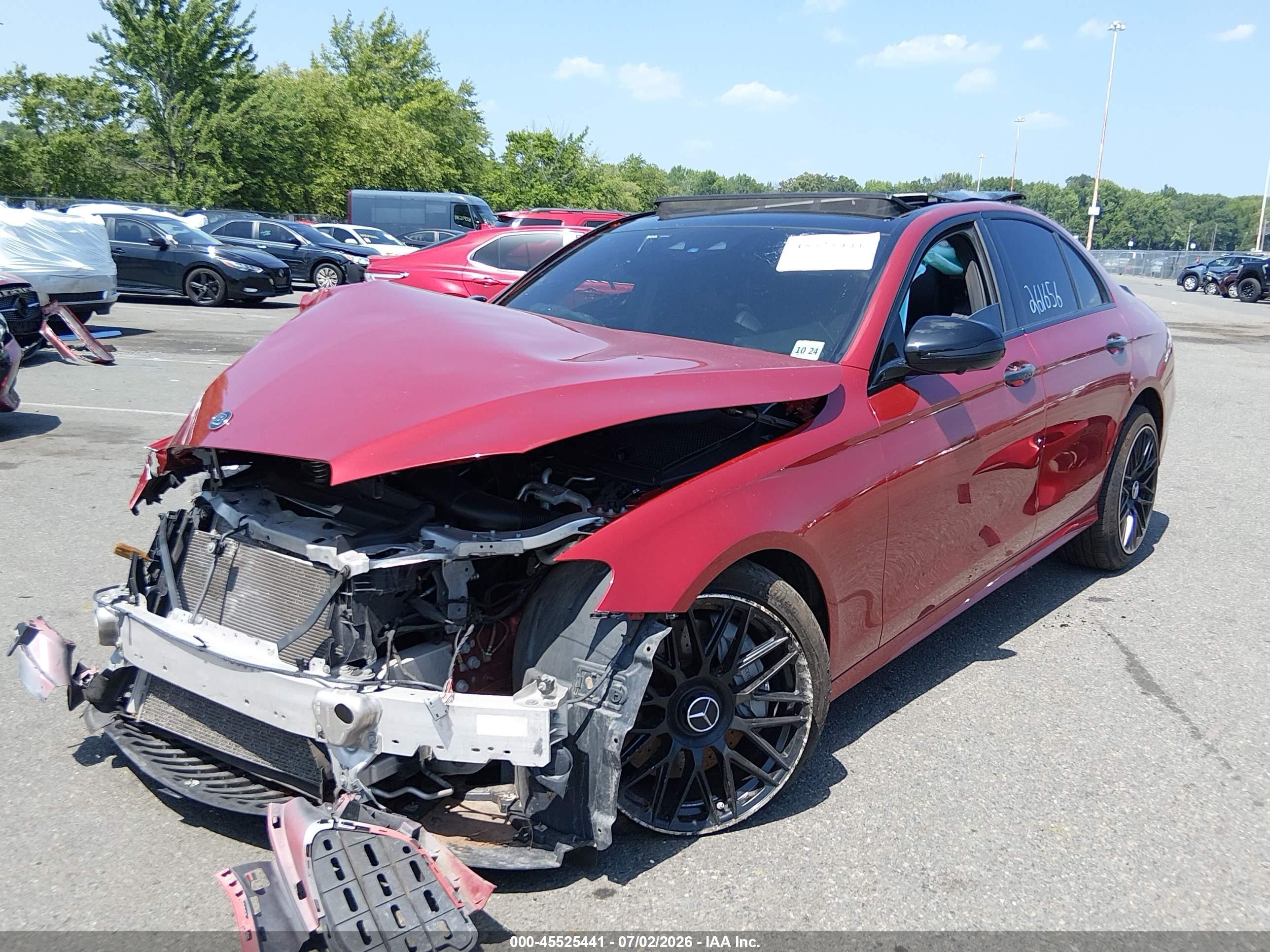 2020 Mercedes-benz E 350 4matic Red vin: WDDZF8EB8LA702313