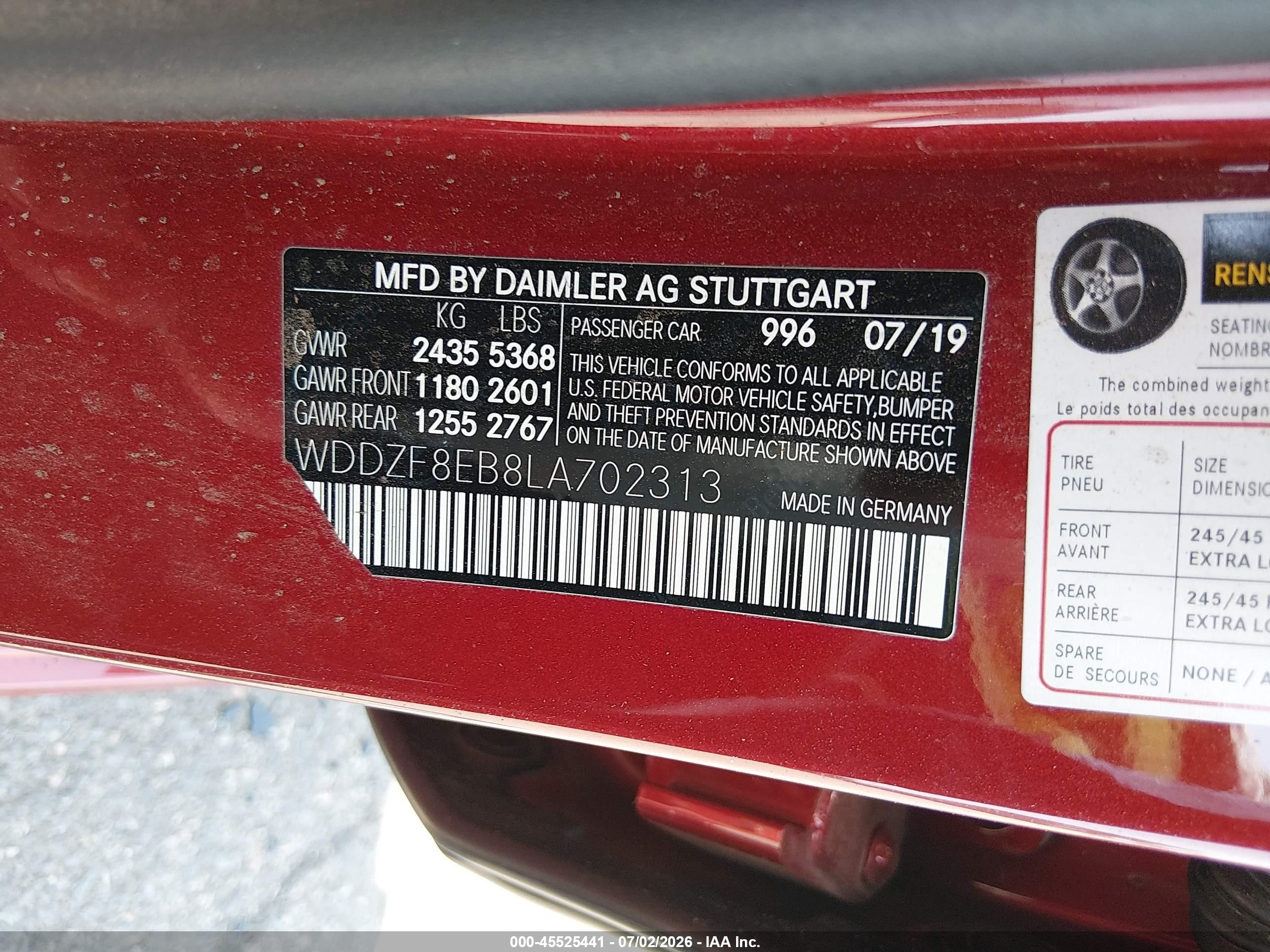 2020 Mercedes-benz E 350 4matic Red vin: WDDZF8EB8LA702313