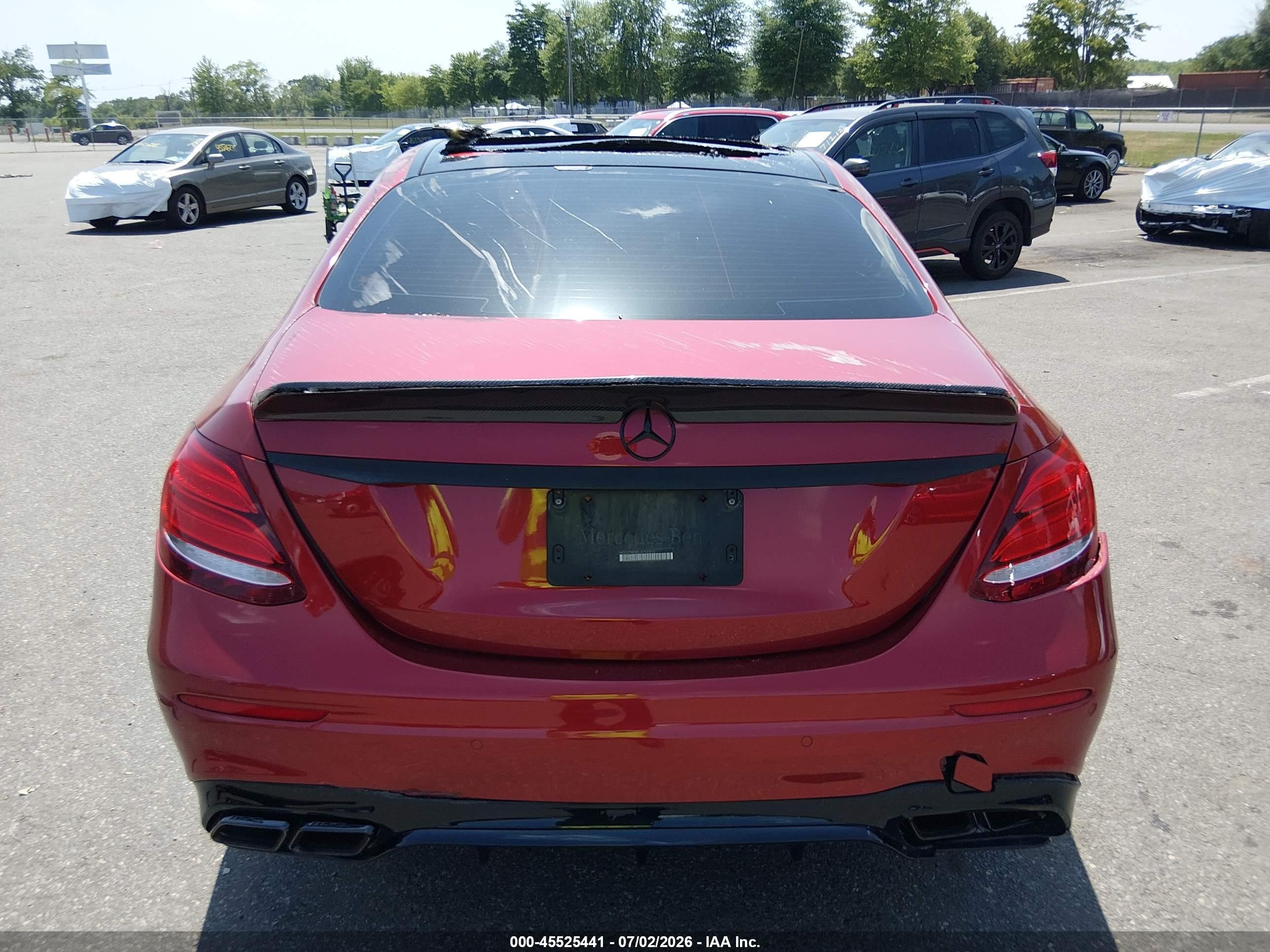 2020 Mercedes-benz E 350 4matic Red vin: WDDZF8EB8LA702313