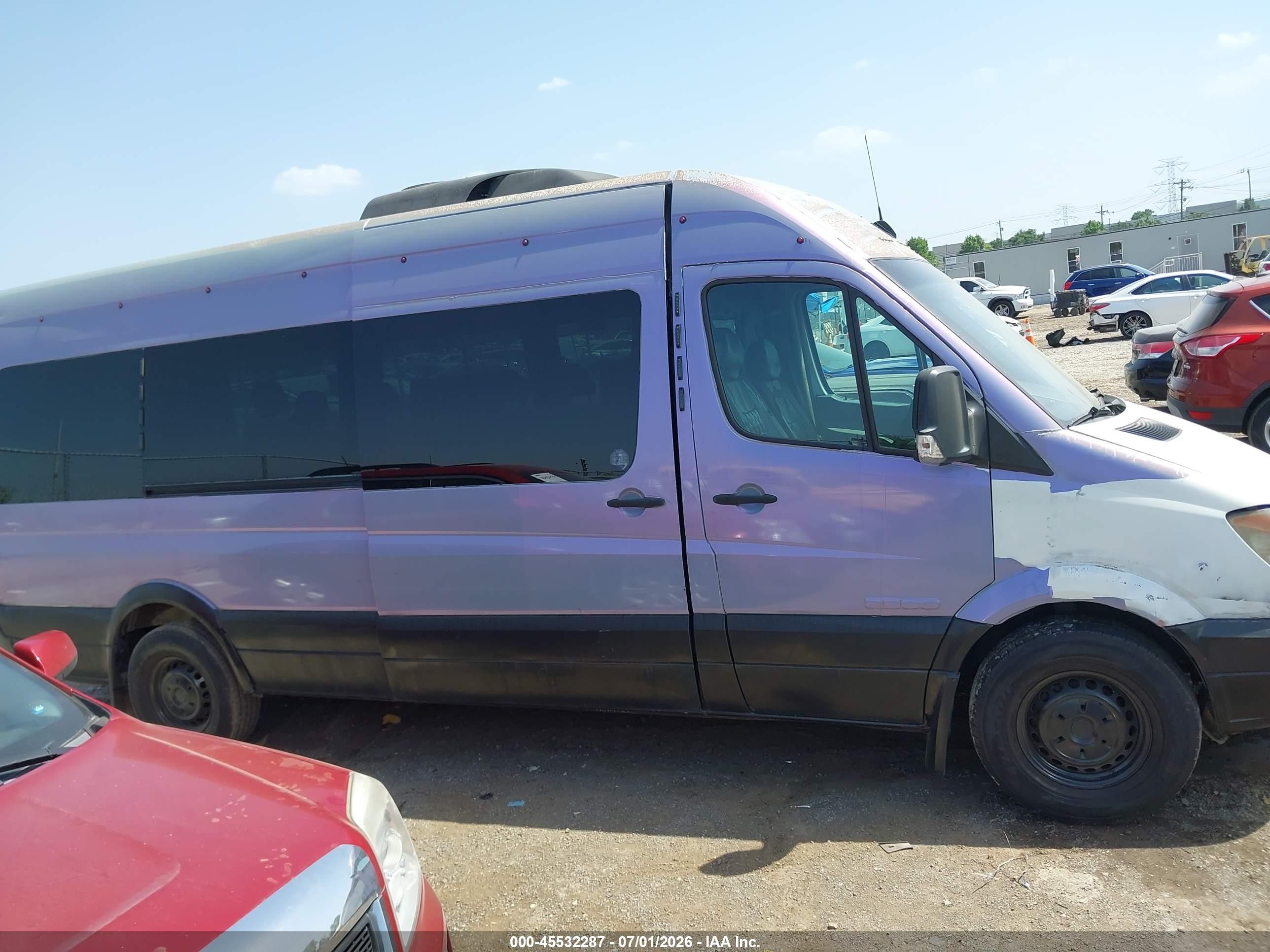 2008 Dodge Sprinter Wagon 2500   Light Blue vin: WDWPE845085263332