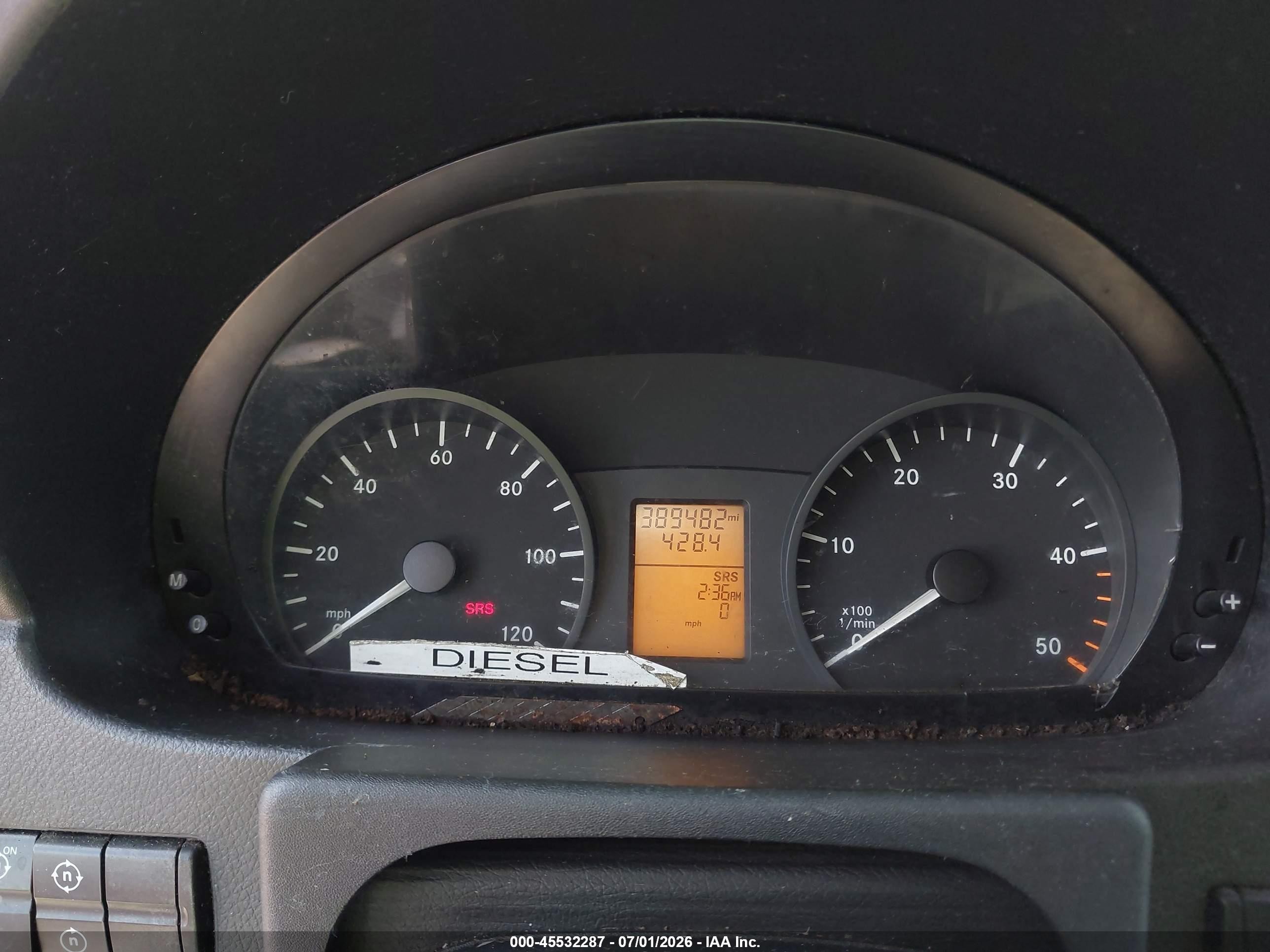 2008 Dodge Sprinter Wagon 2500   Light Blue vin: WDWPE845085263332