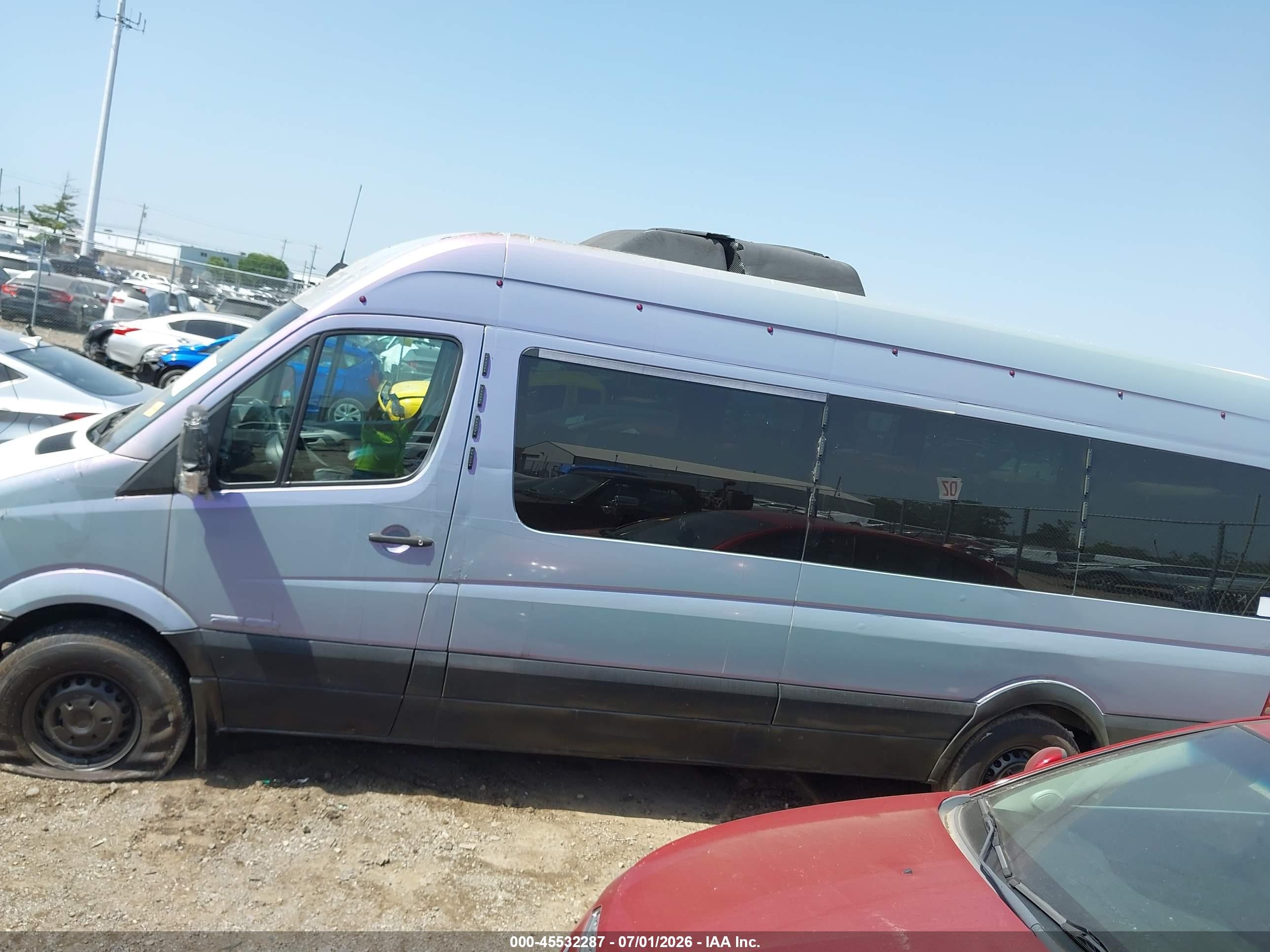 2008 Dodge Sprinter Wagon 2500   Light Blue vin: WDWPE845085263332