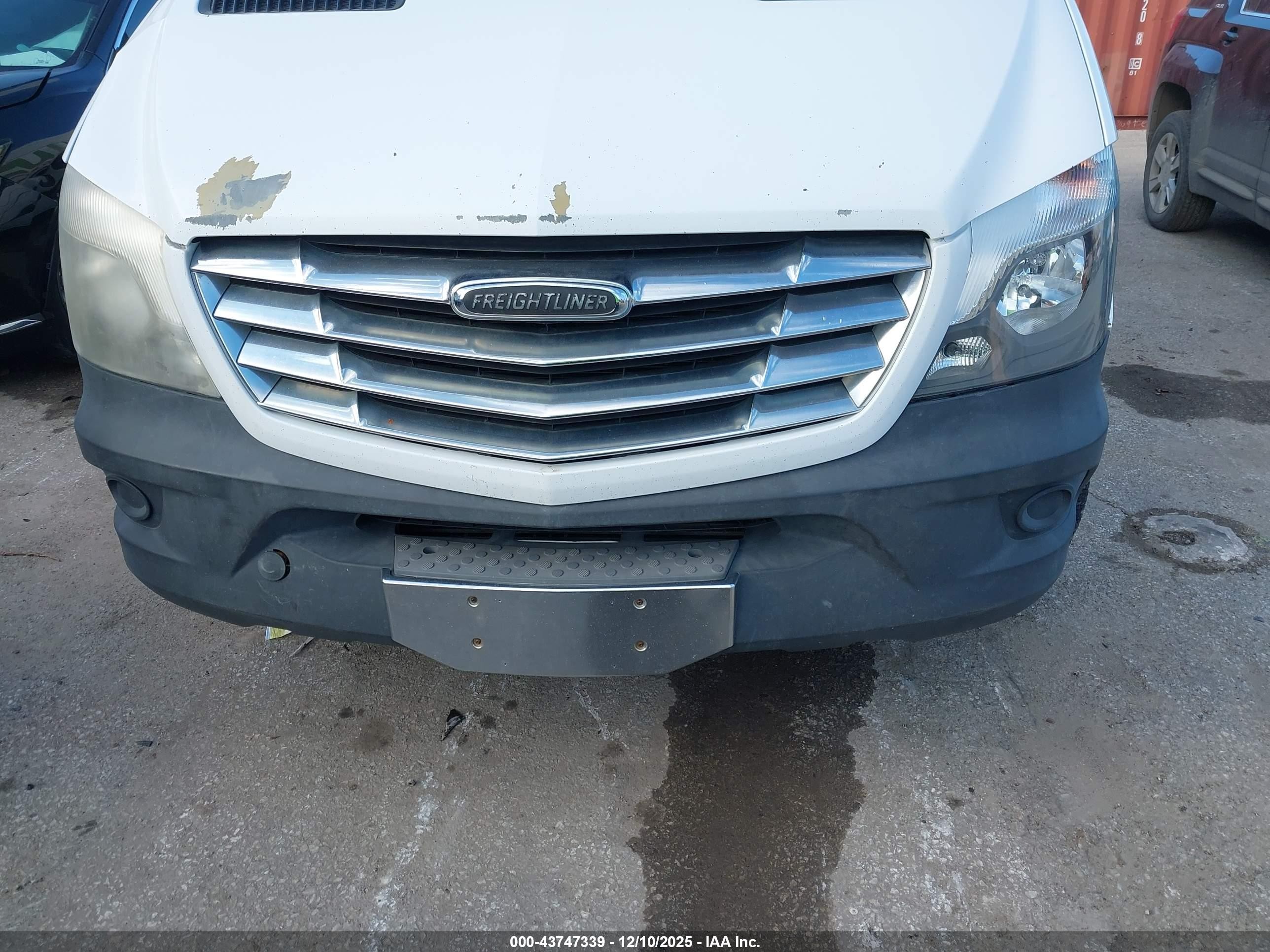 2014 Freightliner Sprinter 2500 Normal Roof White vin: WDYPE7CC3E5840772