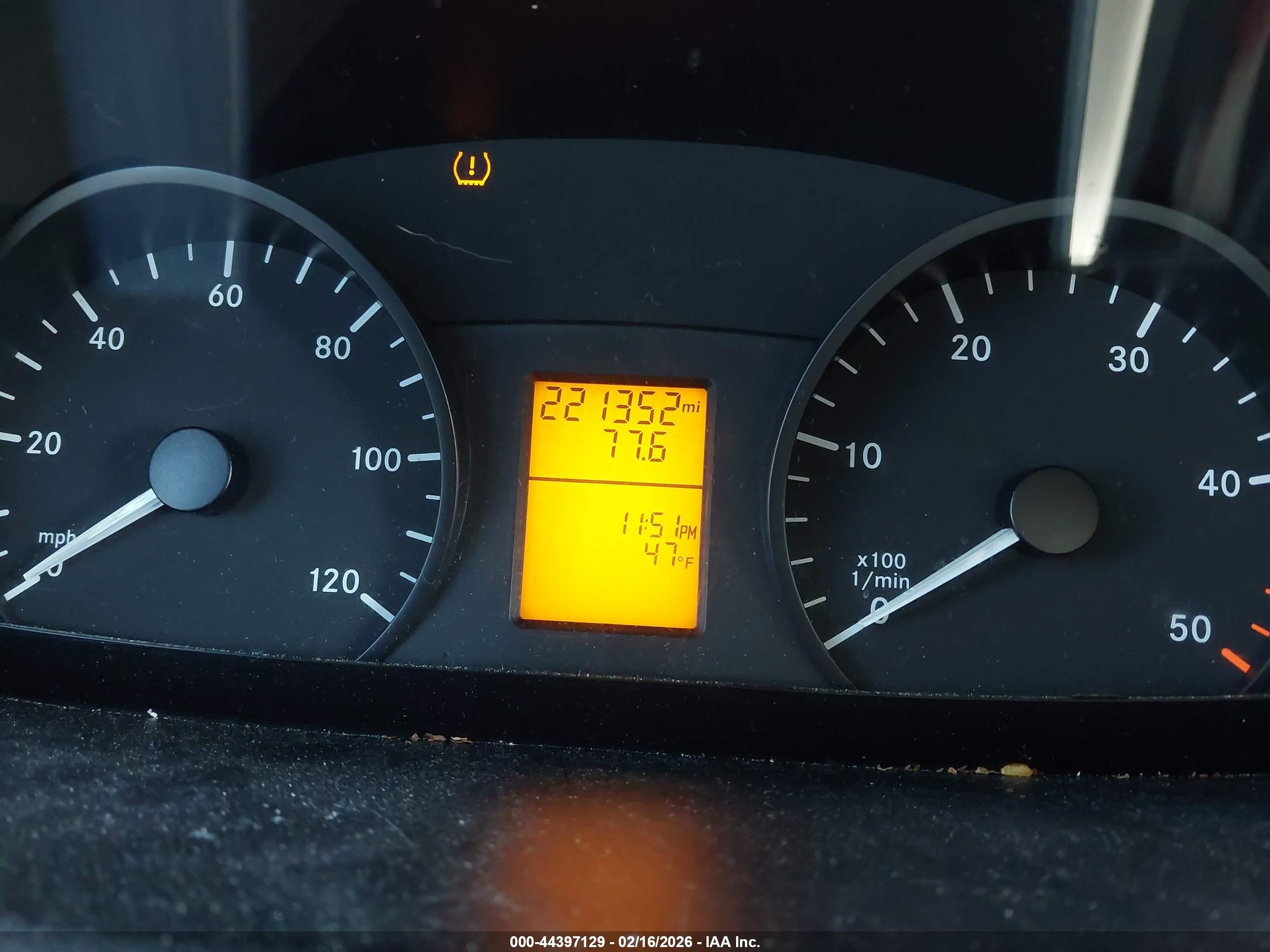 2014 Freightliner Sprinter 2500 Normal Roof White vin: WDYPE7DC2E5869937