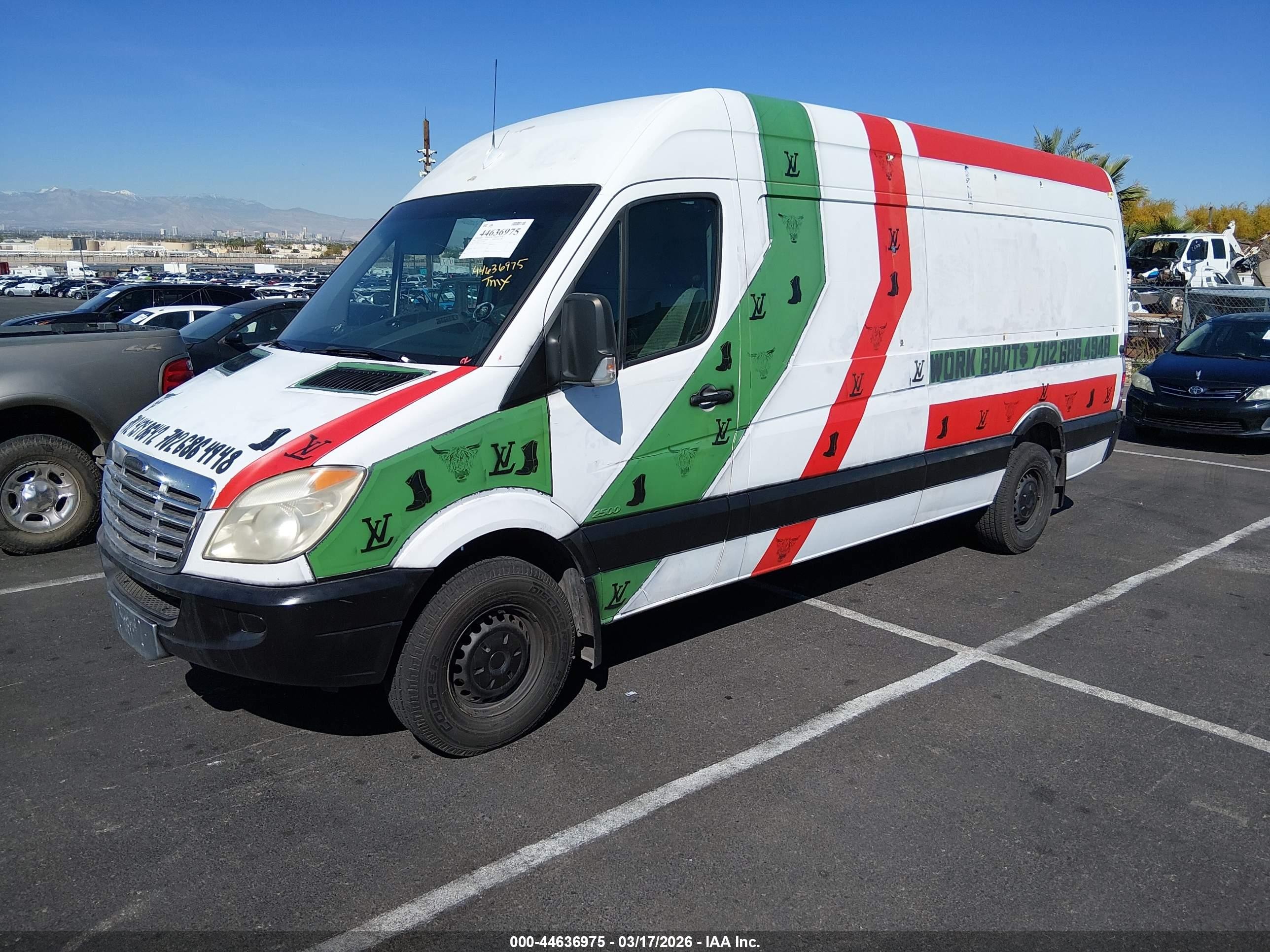 2007 Freightliner Sprinter 2500   White vin: WDYPE845X75193246