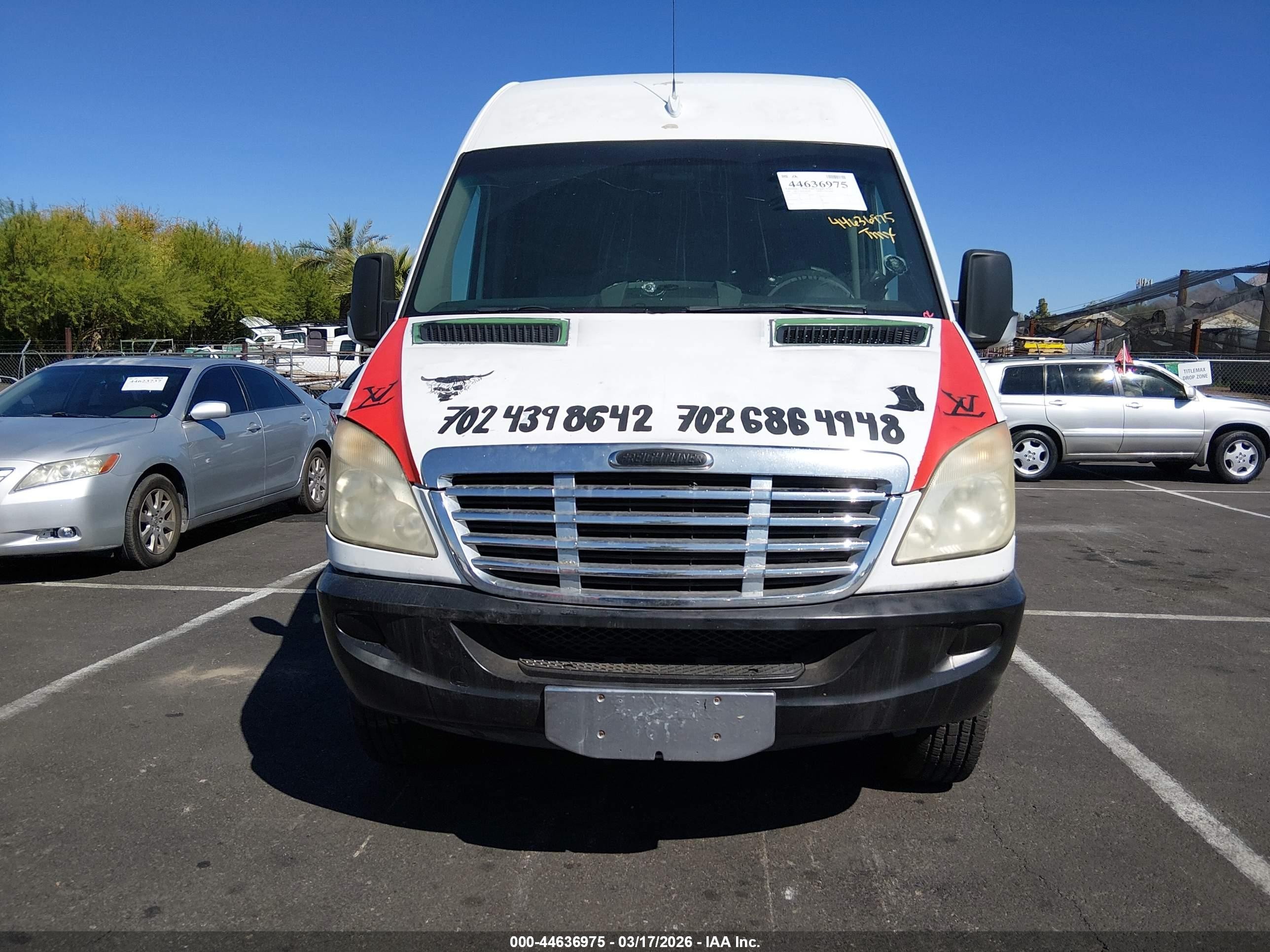 2007 Freightliner Sprinter 2500   White vin: WDYPE845X75193246