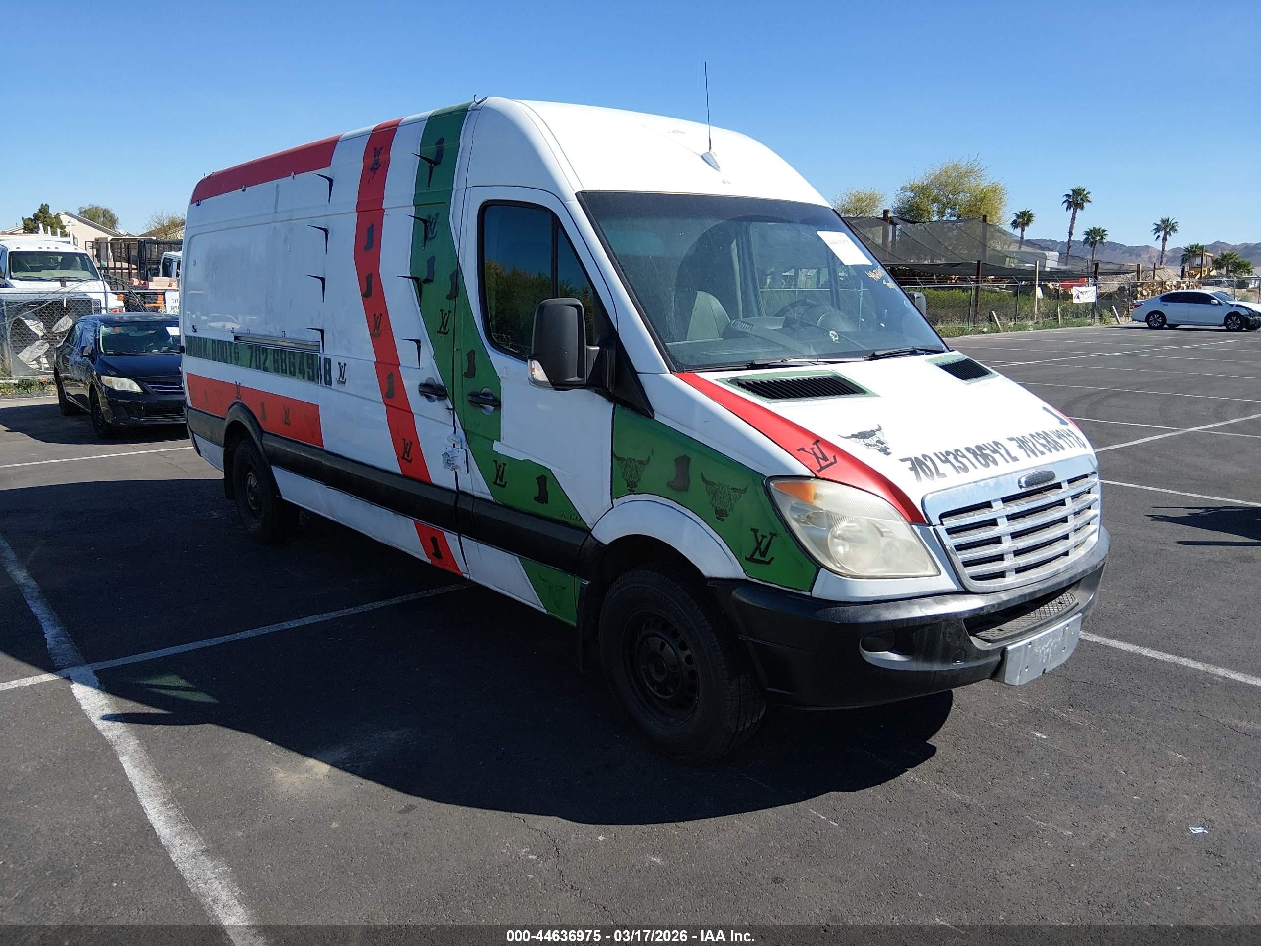 2007 Freightliner Sprinter 2500   White vin: WDYPE845X75193246