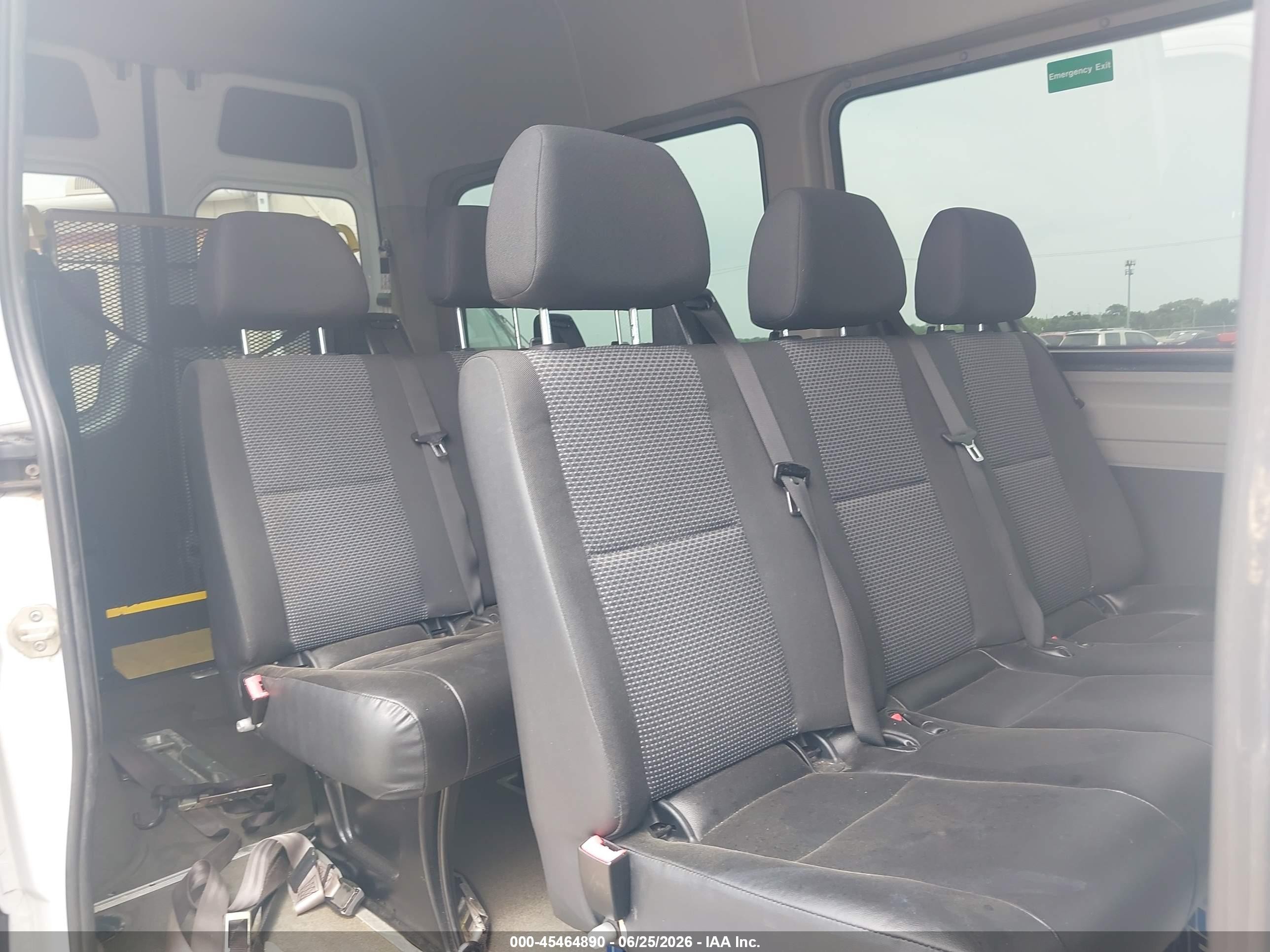 2011 Mercedes-benz Sprinter 2500 Normal Roof White vin: WDZPE7CC0B5544552