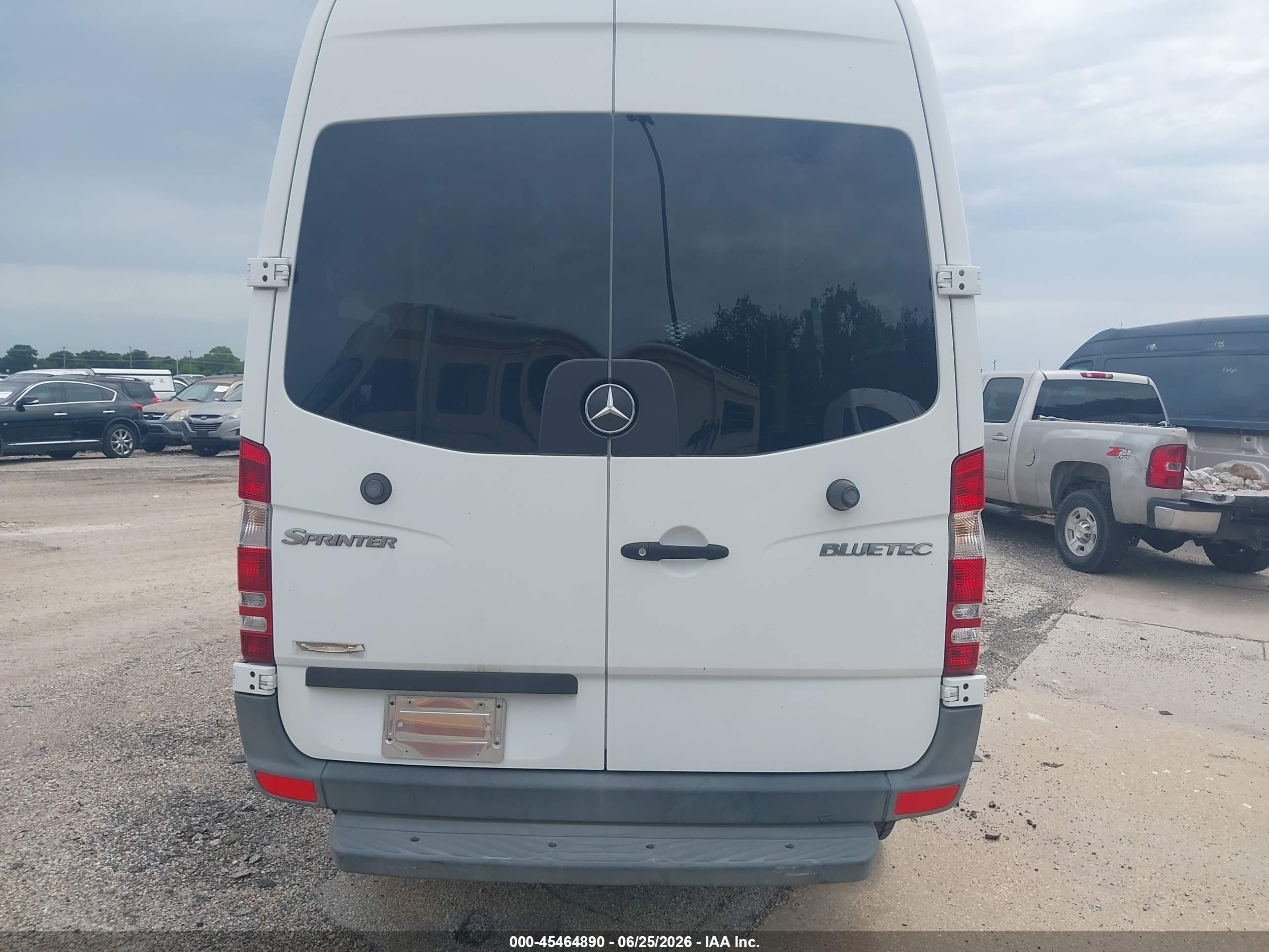 2011 Mercedes-benz Sprinter 2500 Normal Roof White vin: WDZPE7CC0B5544552