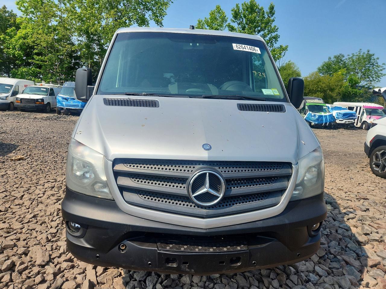 2015 Mercedes-benz Sprinter 2500 Silver vin: WDZPE7CC1F5945078