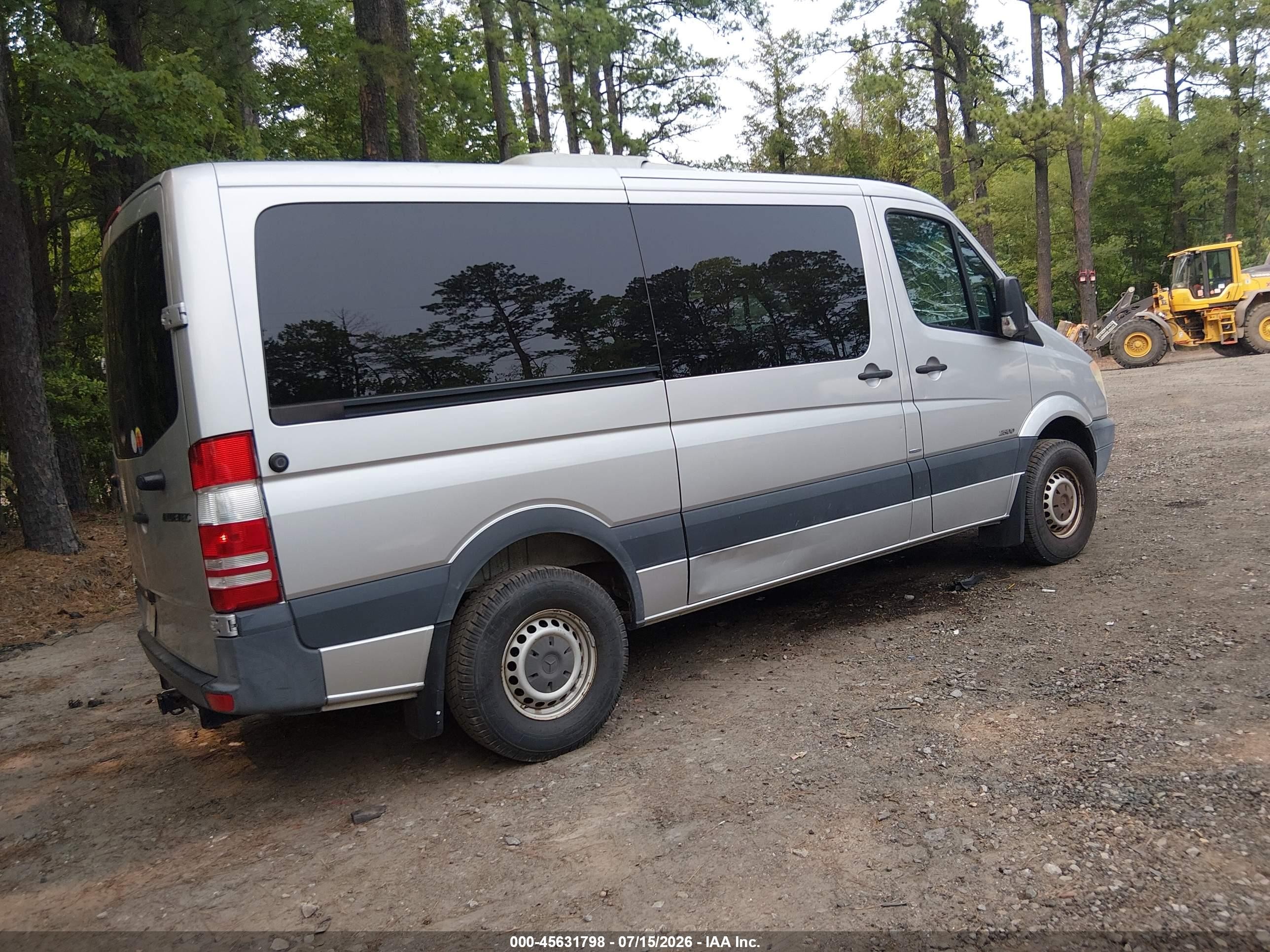 2011 Mercedes-benz Sprinter 2500 Normal Roof Gray vin: WDZPE7CC7B5553846