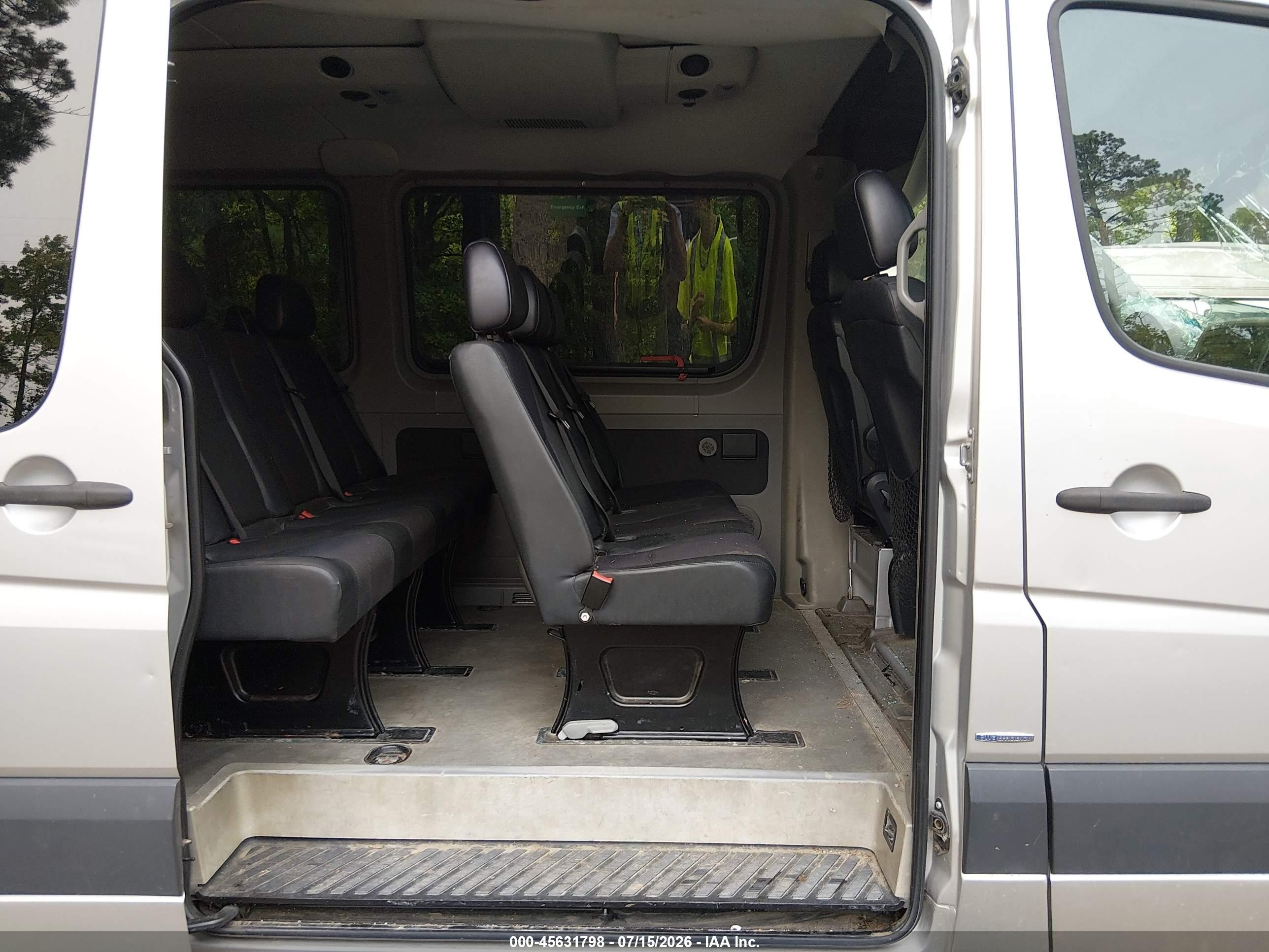 2011 Mercedes-benz Sprinter 2500 Normal Roof Gray vin: WDZPE7CC7B5553846