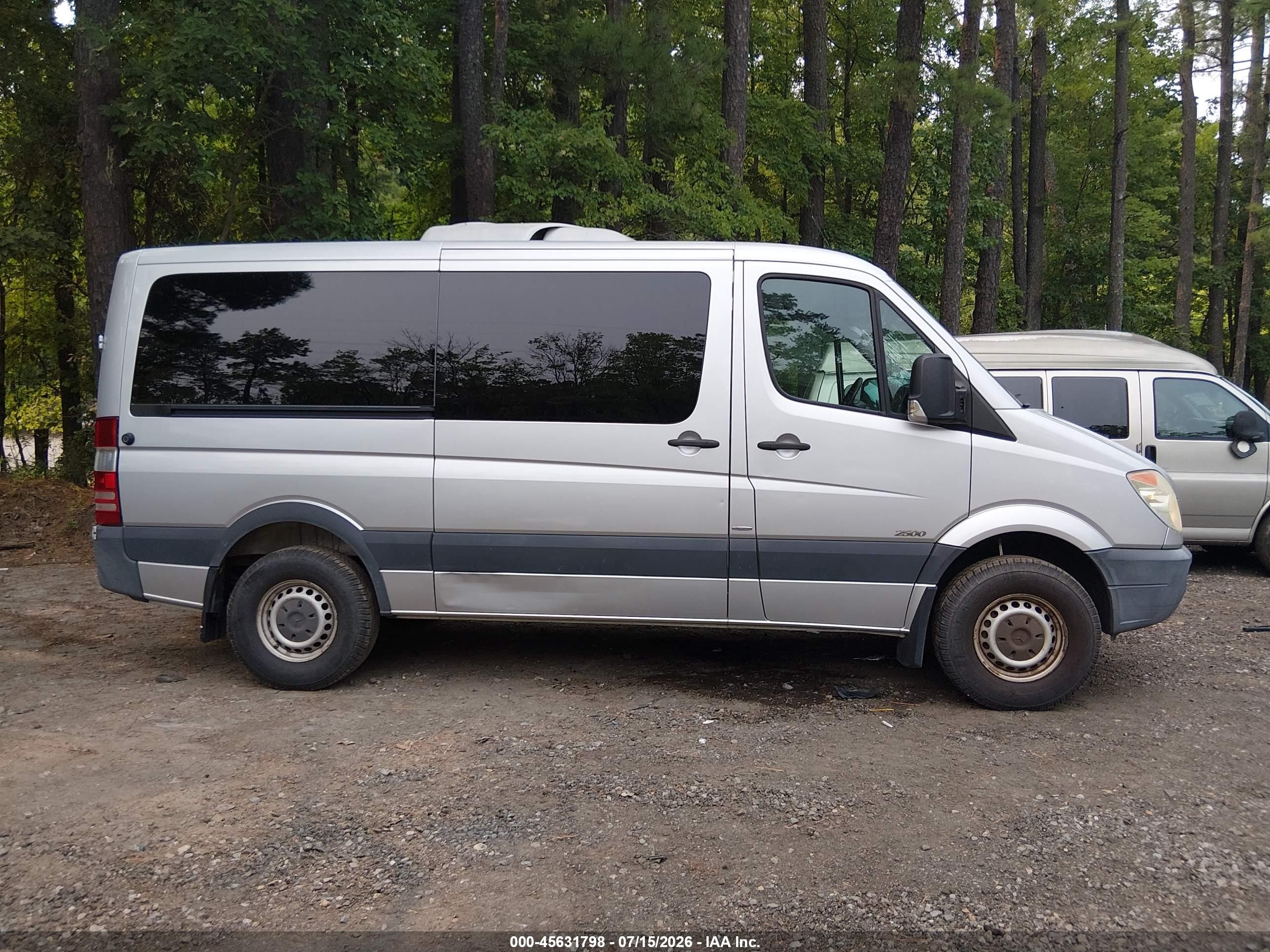 2011 Mercedes-benz Sprinter 2500 Normal Roof Gray vin: WDZPE7CC7B5553846