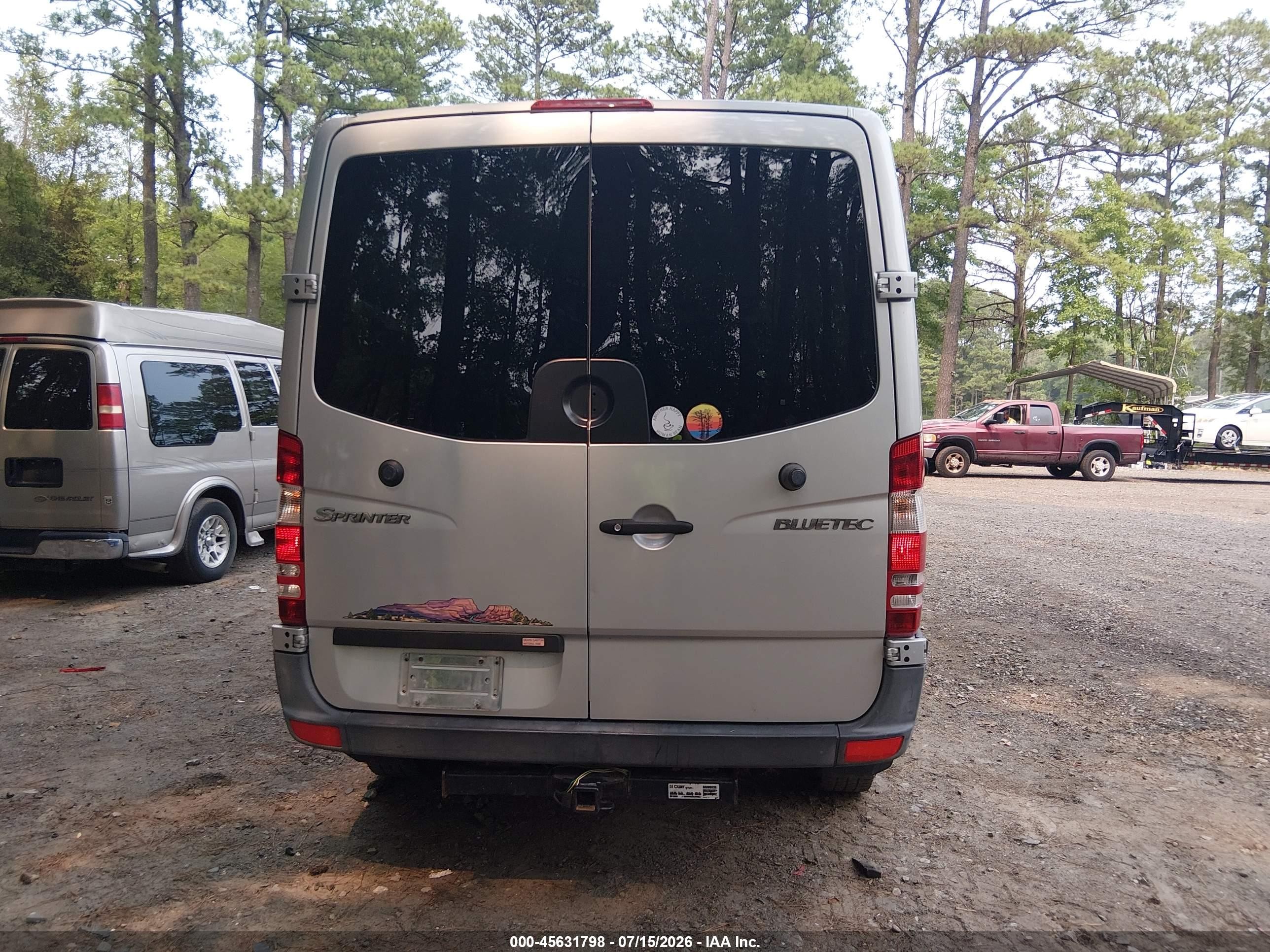 2011 Mercedes-benz Sprinter 2500 Normal Roof Gray vin: WDZPE7CC7B5553846